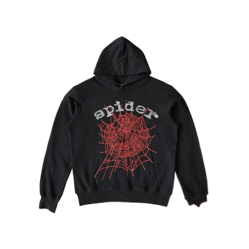 Spider Hoodie Black and Red — Vampclub