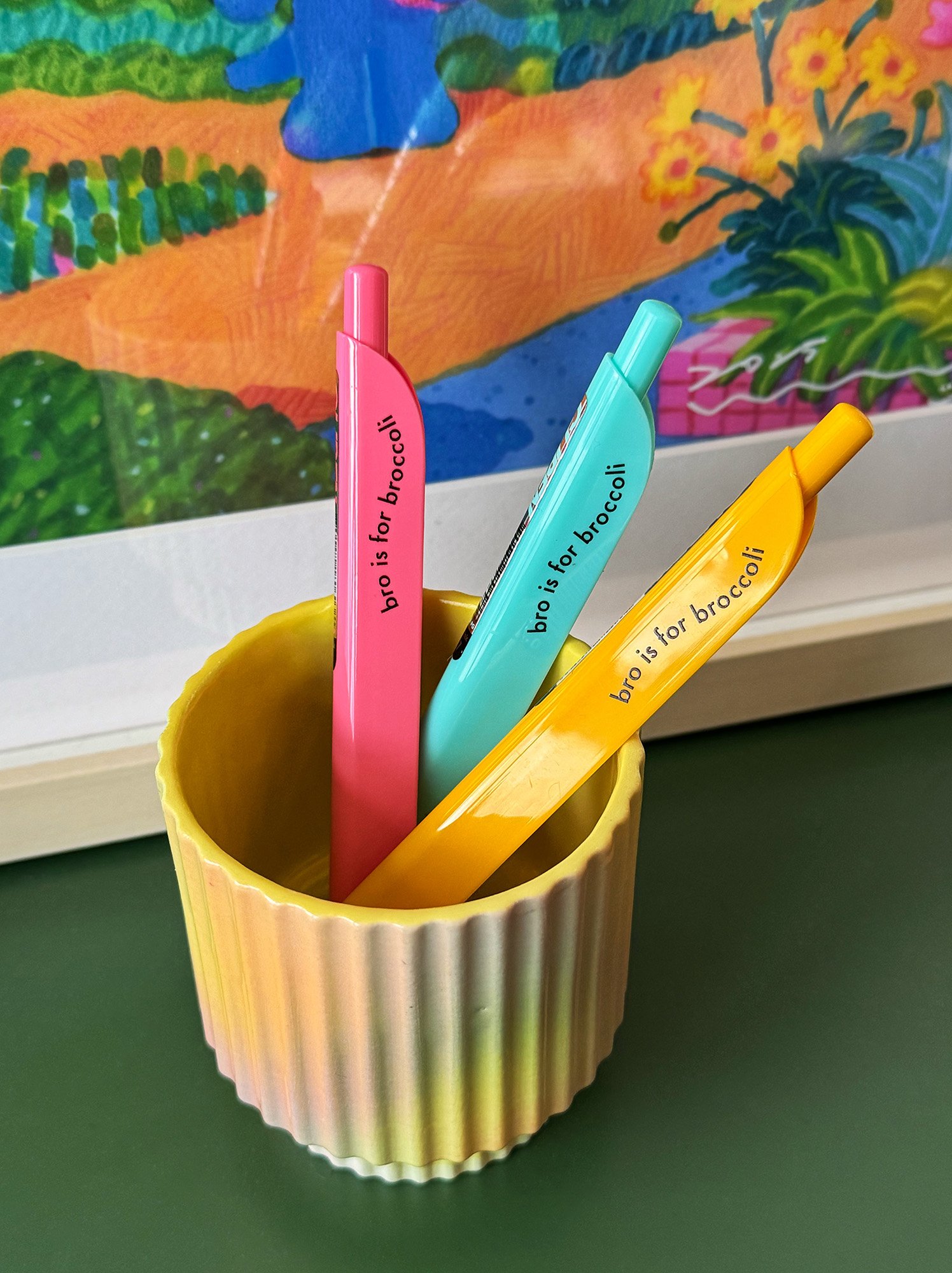 bro is for broccoli x clipen (3 colours) - black ink