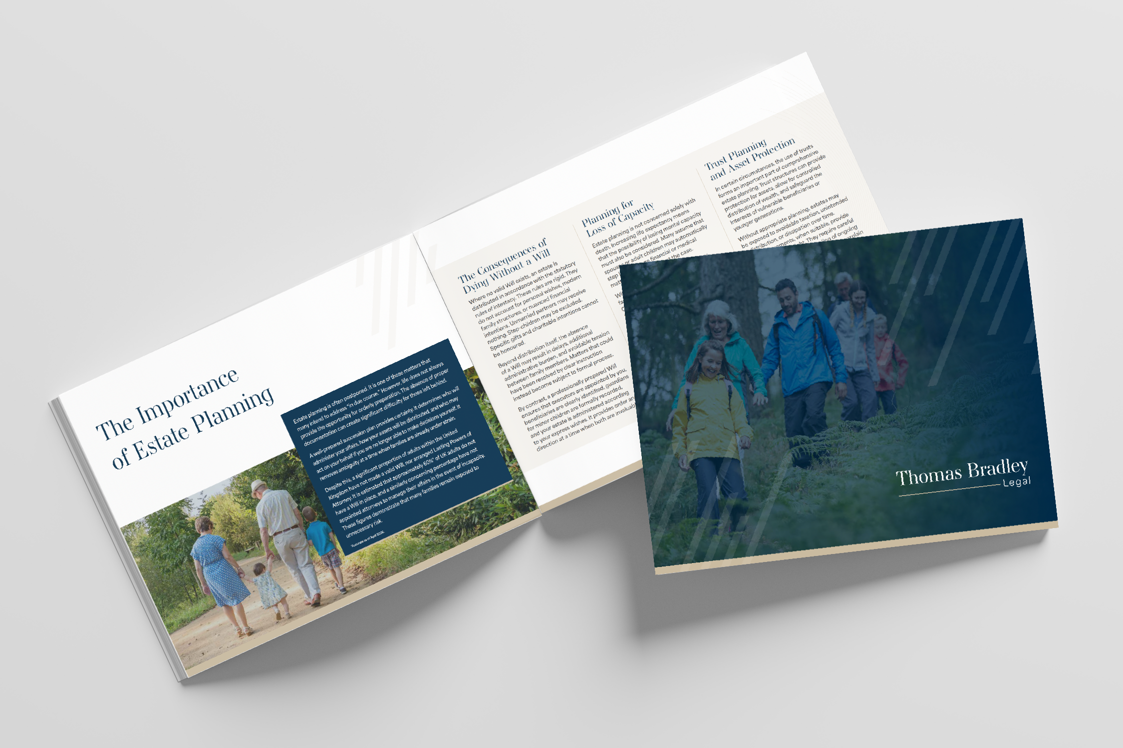 Brochure design for Thomas Bradley Legal