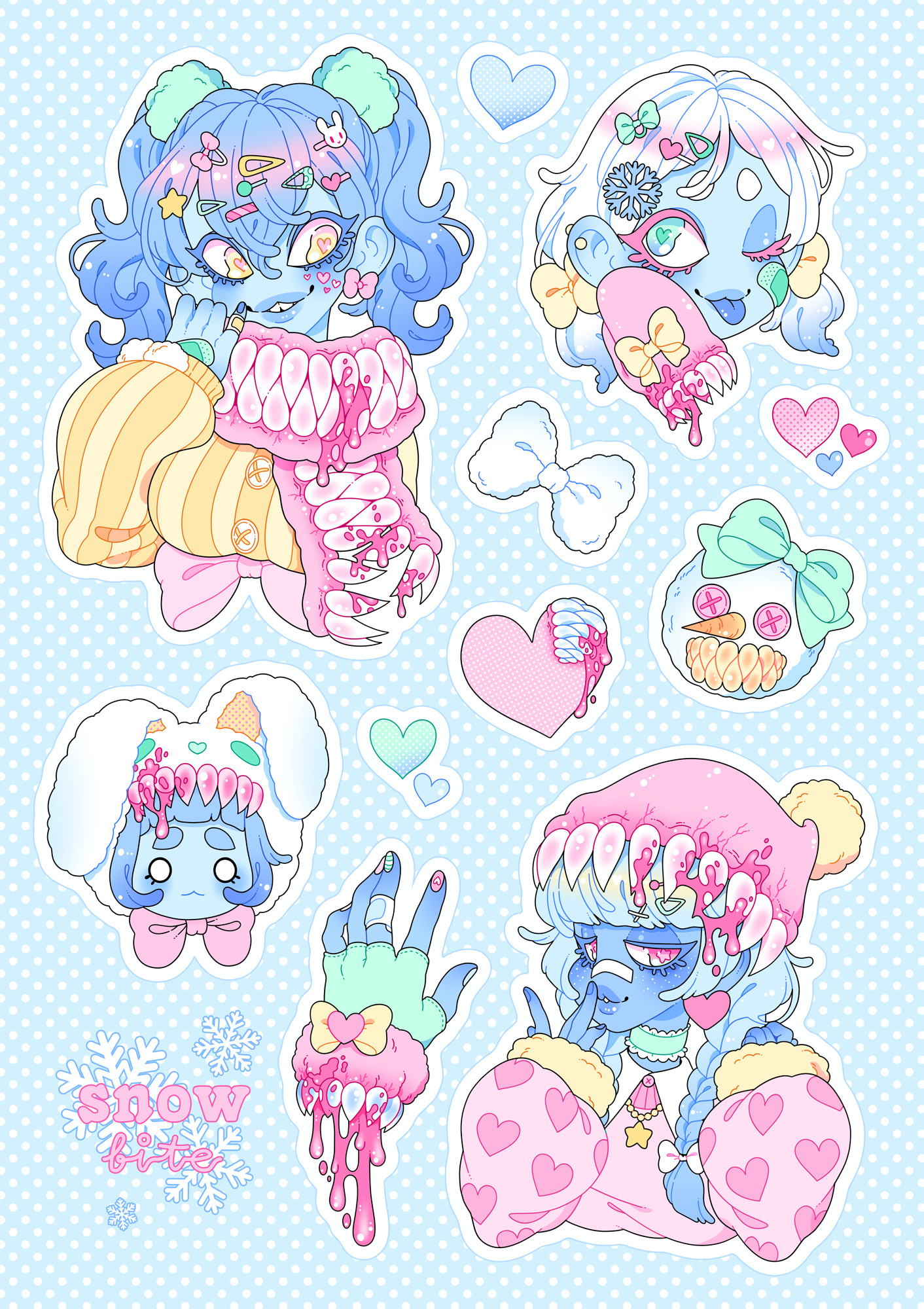 SnowBite stickers.png