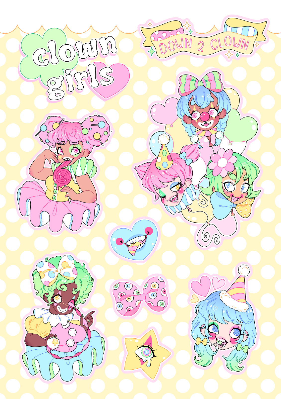 Clown Stickers finished.png