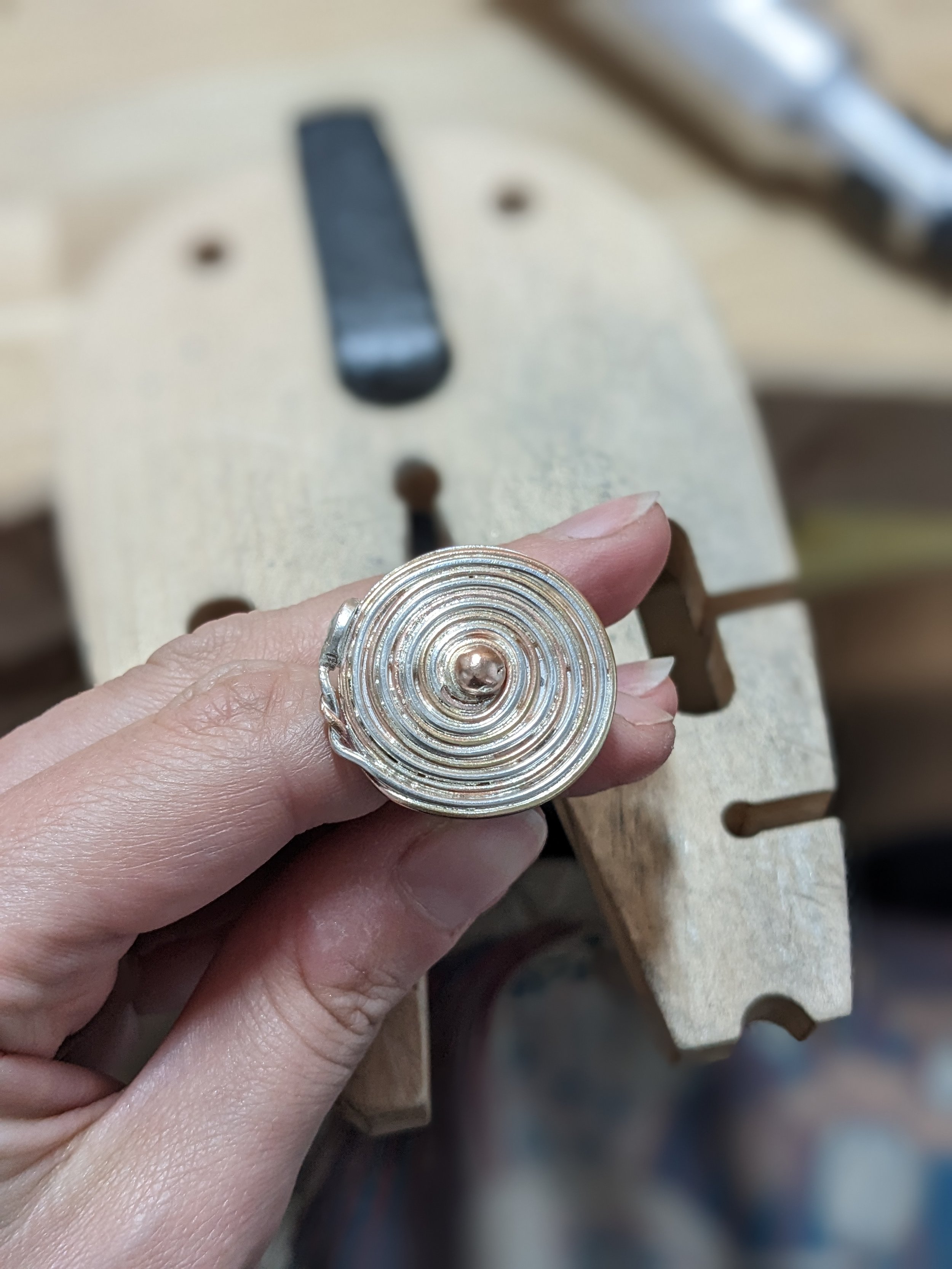 The making of: a symbolic kundalini spiral ring — Lauren Clegg Jewellery