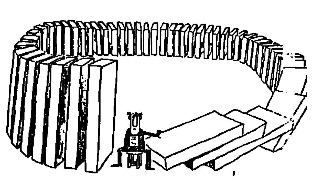 THE BROKEN HEART IS A DOMINO 