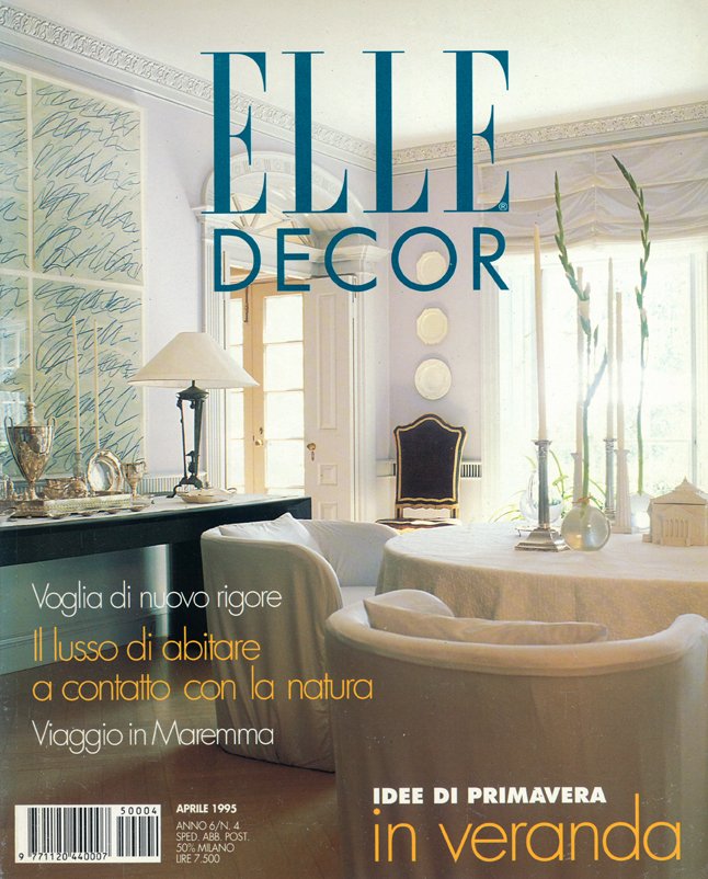 1995 - Elle Decor, n. 4 pag. 83, Candida Zanelli, Semplice ma soffice