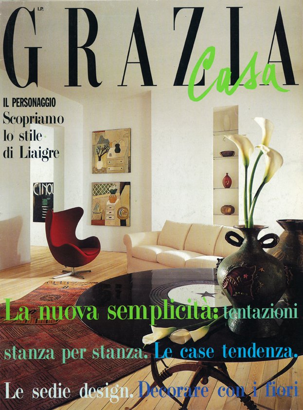 1994 - Grazia Casa, Aprile pag. 85, Sculture intorno al tavolo