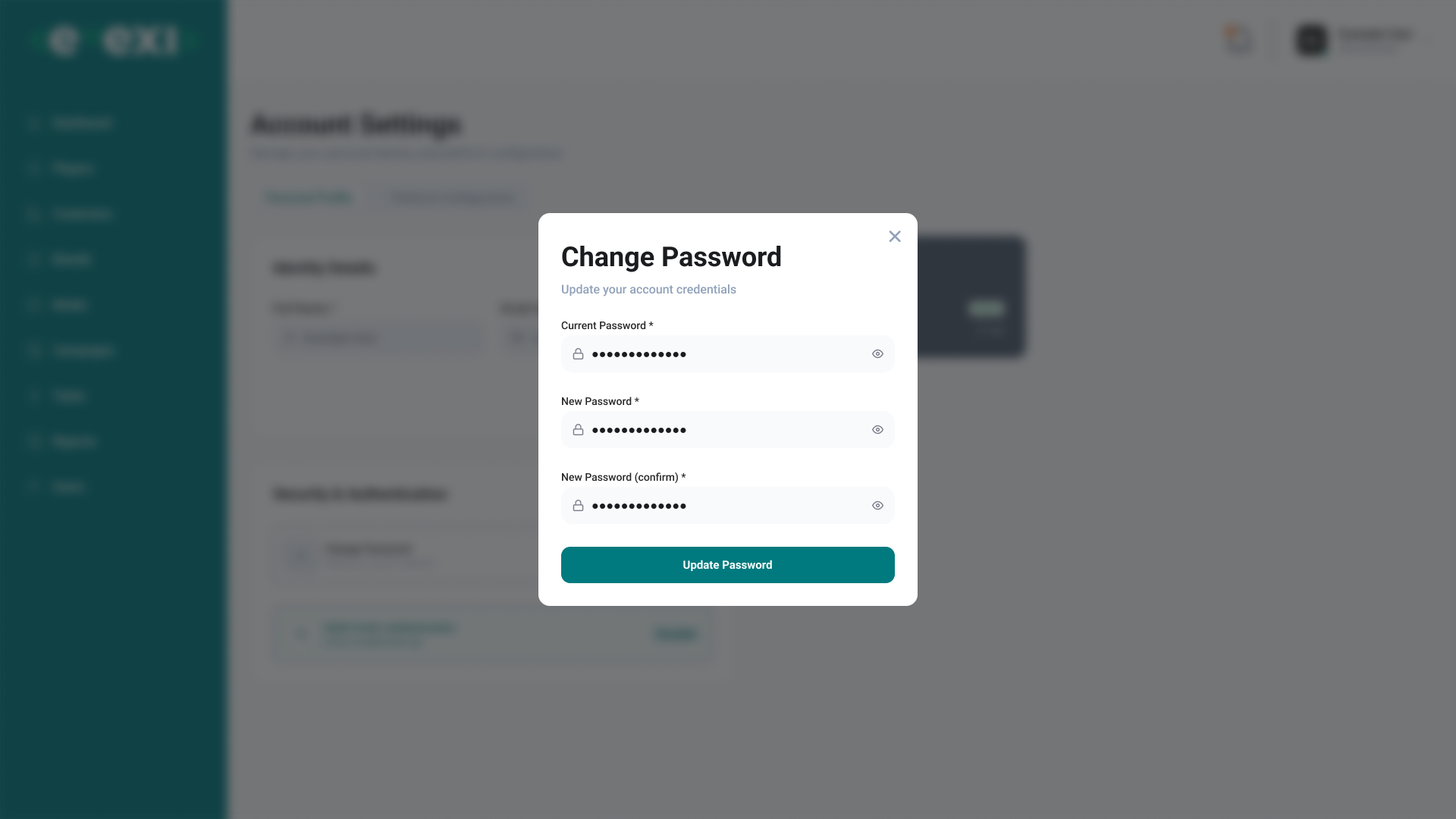 Account Settings - Personal Profile - Change Password.png