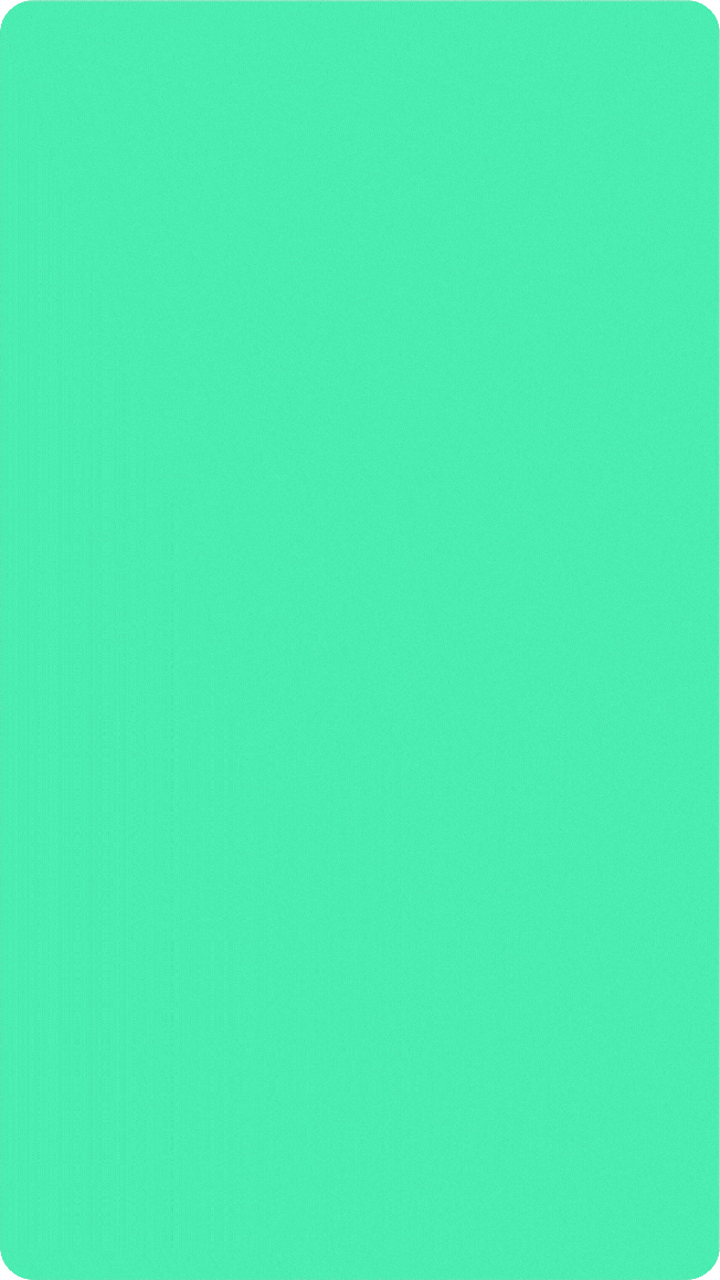 The image displays a solid gradient background transitioning from a light turquoise at the top to a darker turquoise at the bottom.