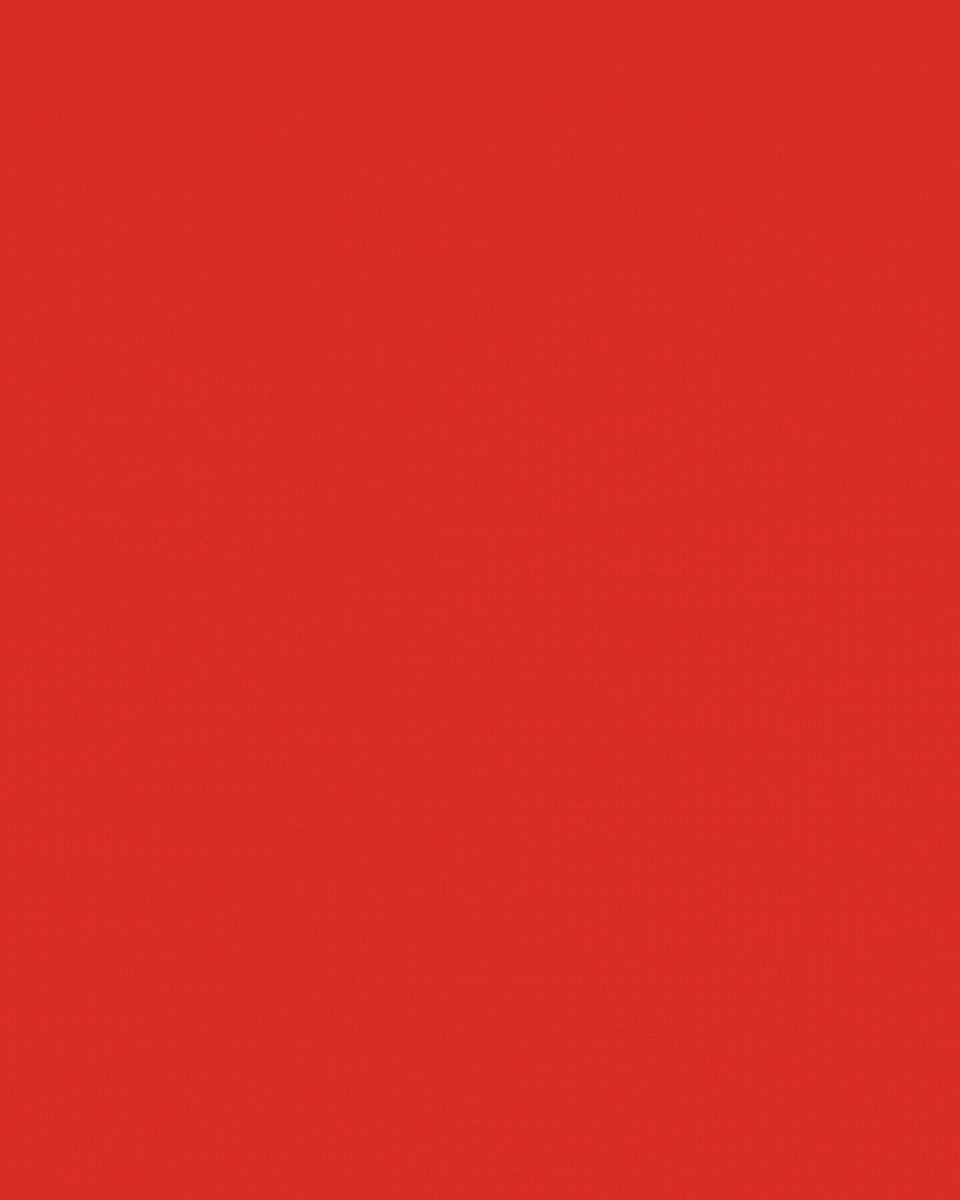Abstract red gradient background with smooth transition of shades.