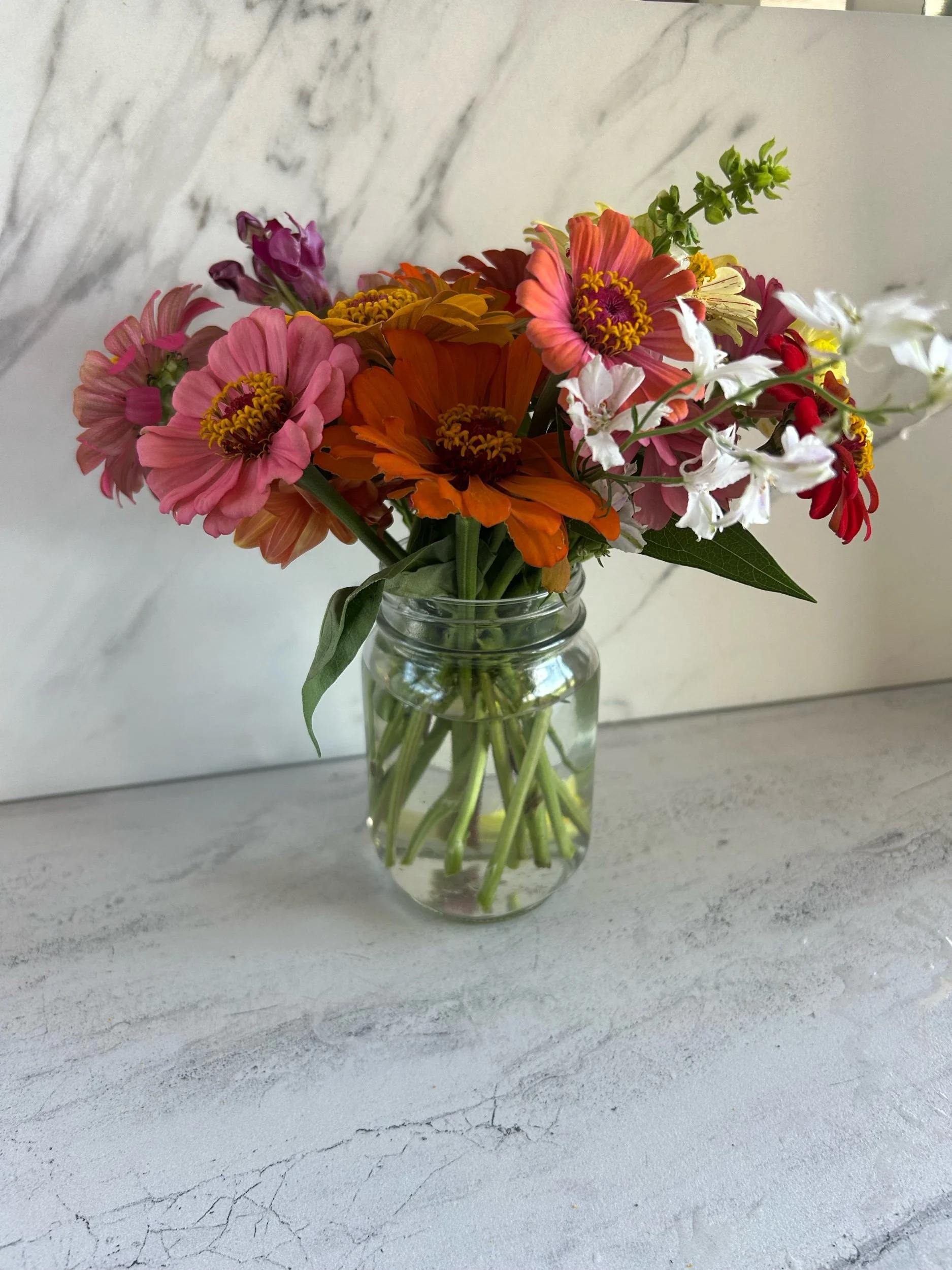 Mason Jar Bouquet by Graceful Blooms