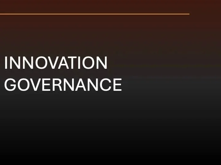 What is Innovation Governance?