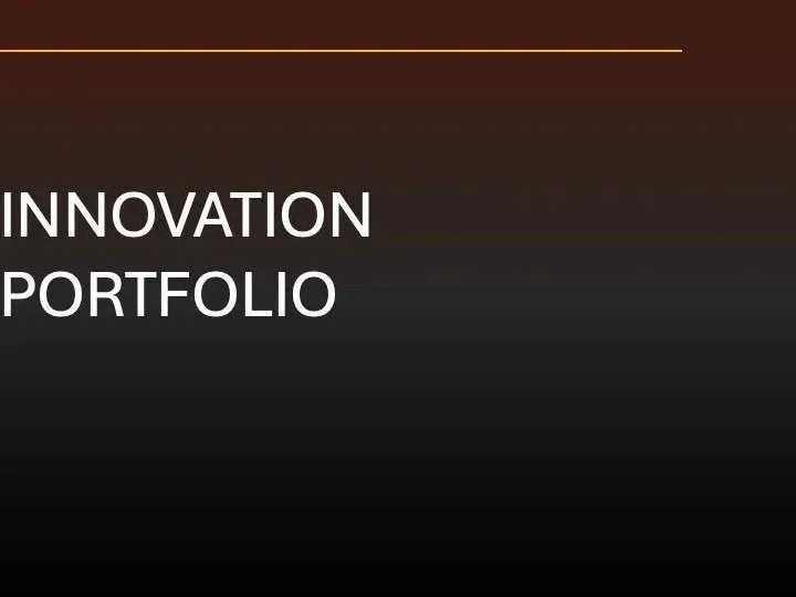 What is  'INNOVATION PORTFOLIO?
