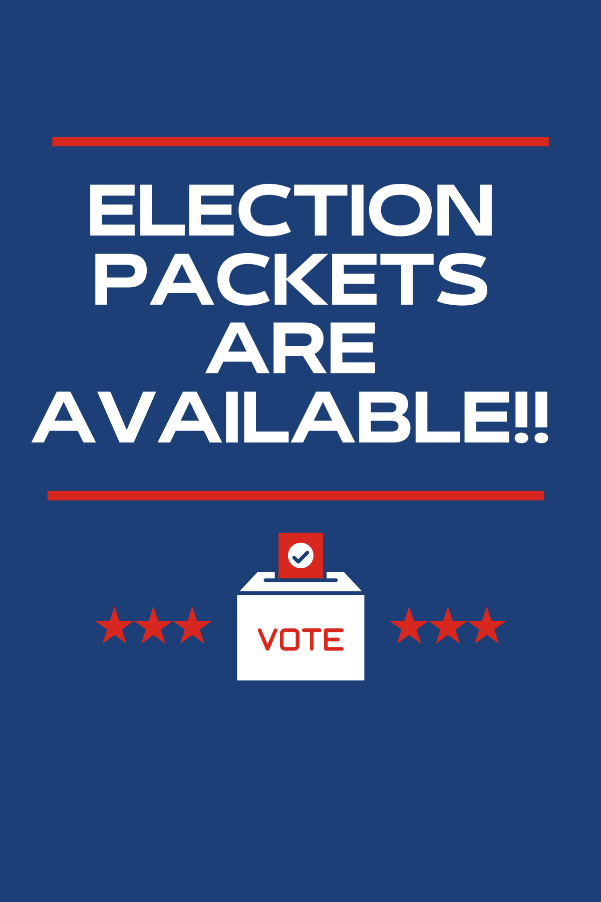Election Packets for Mayor or Trustee are Available at the Village Hall or Electronically