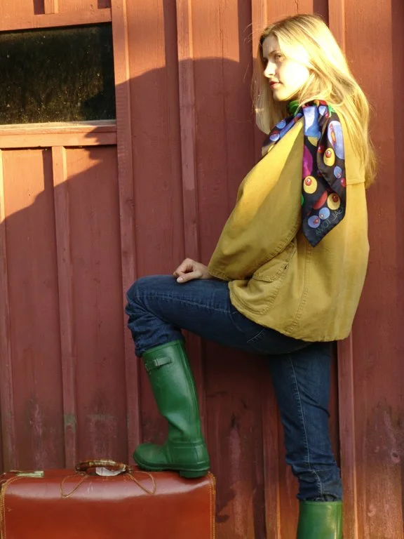 “The Gift That Always Fits: The Classic 36” Silk Scarf” 