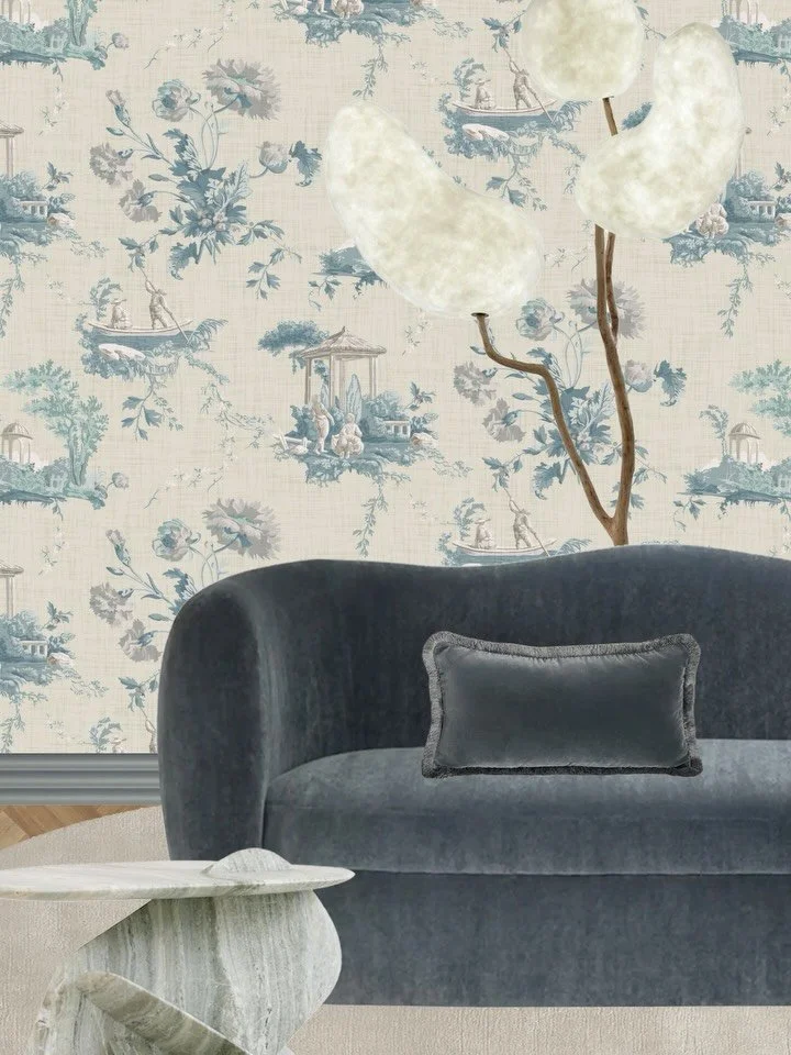 For me, interior design begins with listening.
Every space has its own quiet energy, its own way of speaking. When I choose a wallpaper, I think about how that place can become more honest, more connected to the person who lives there.
This is how I 