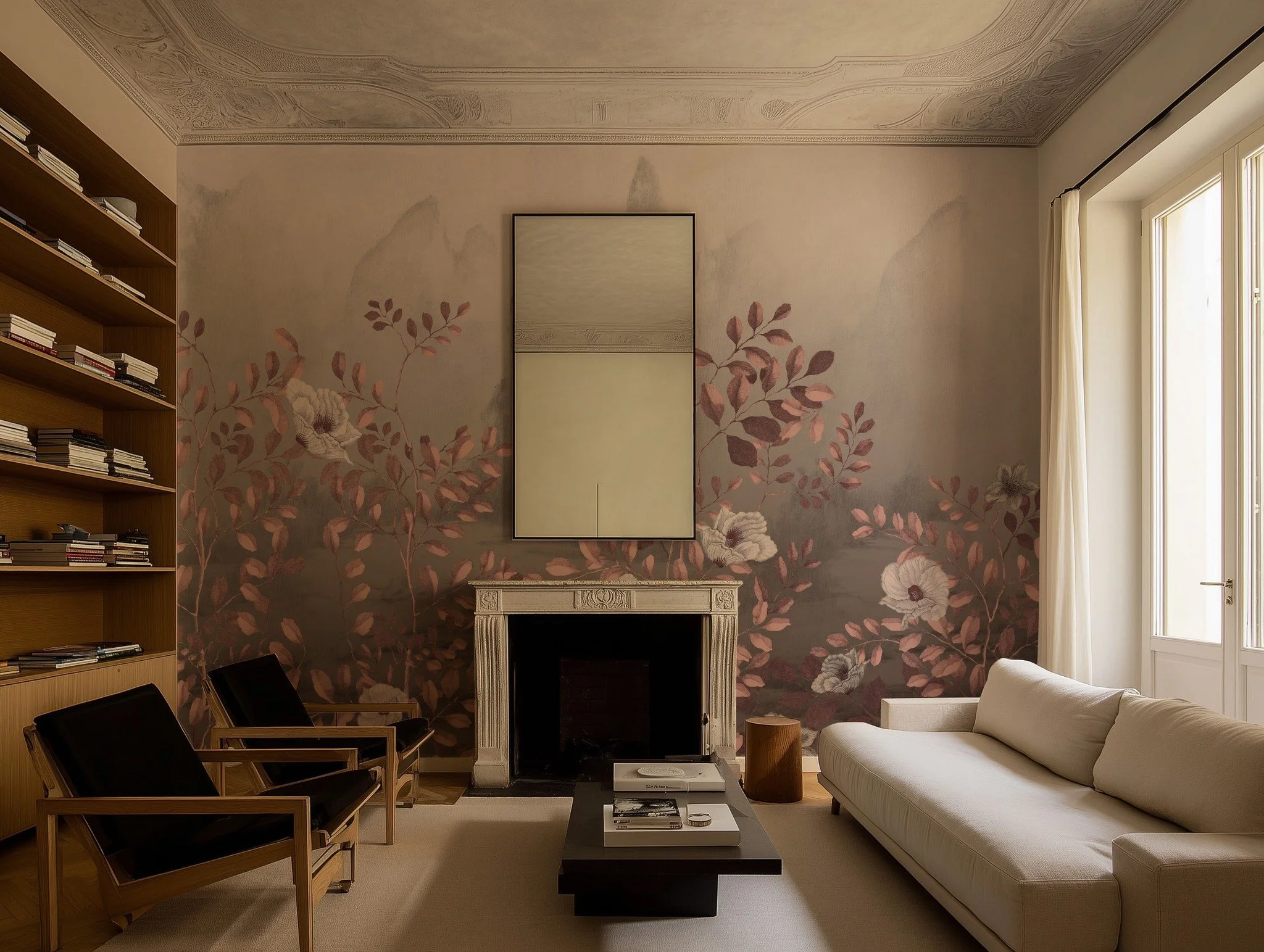 Ethereal
A gentle veil of texture and glow, transforming spaces into calm, floating dreams.
Ethereal is a delicate wallpaper design that envelops interiors in lightness and tranquillity. Subtle textures and luminous nuances create an airy, refined at