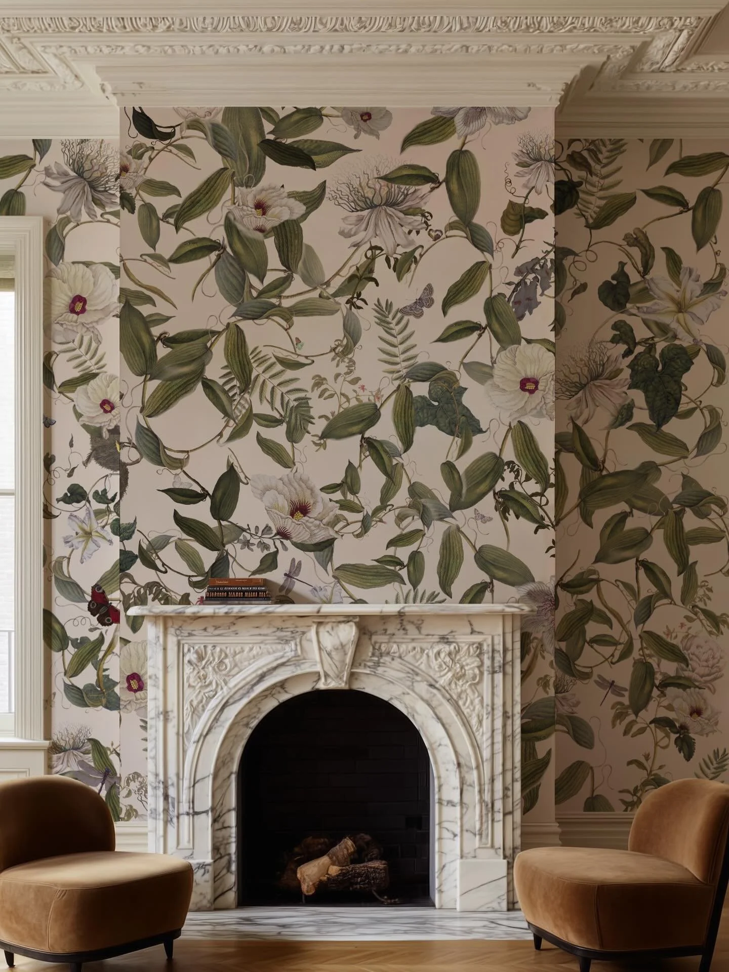 Our Giardino, a wallpaper that always envelops you and warms you up. #darlingmindstudio