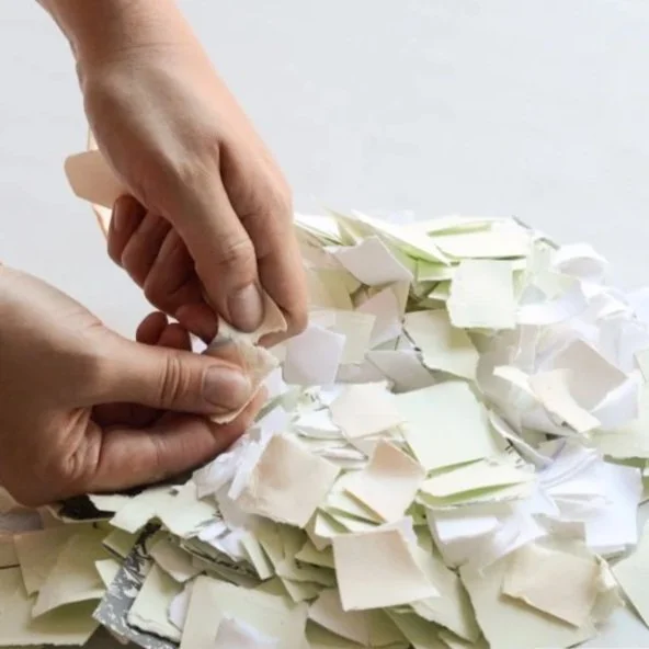 Recycled materials that you can turn into handmade paper