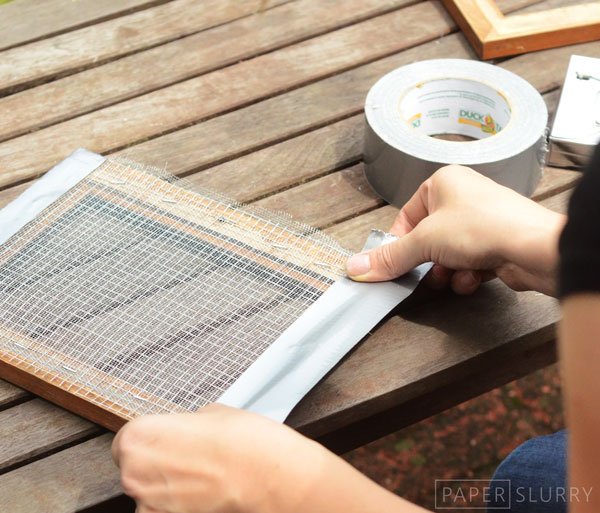 Make a Mould and Deckle for Handmade Paper - Cheap, Quick & Dirty