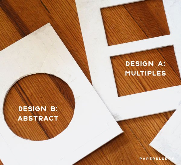 Deckled Edge Paper Shapes - Design Cuts