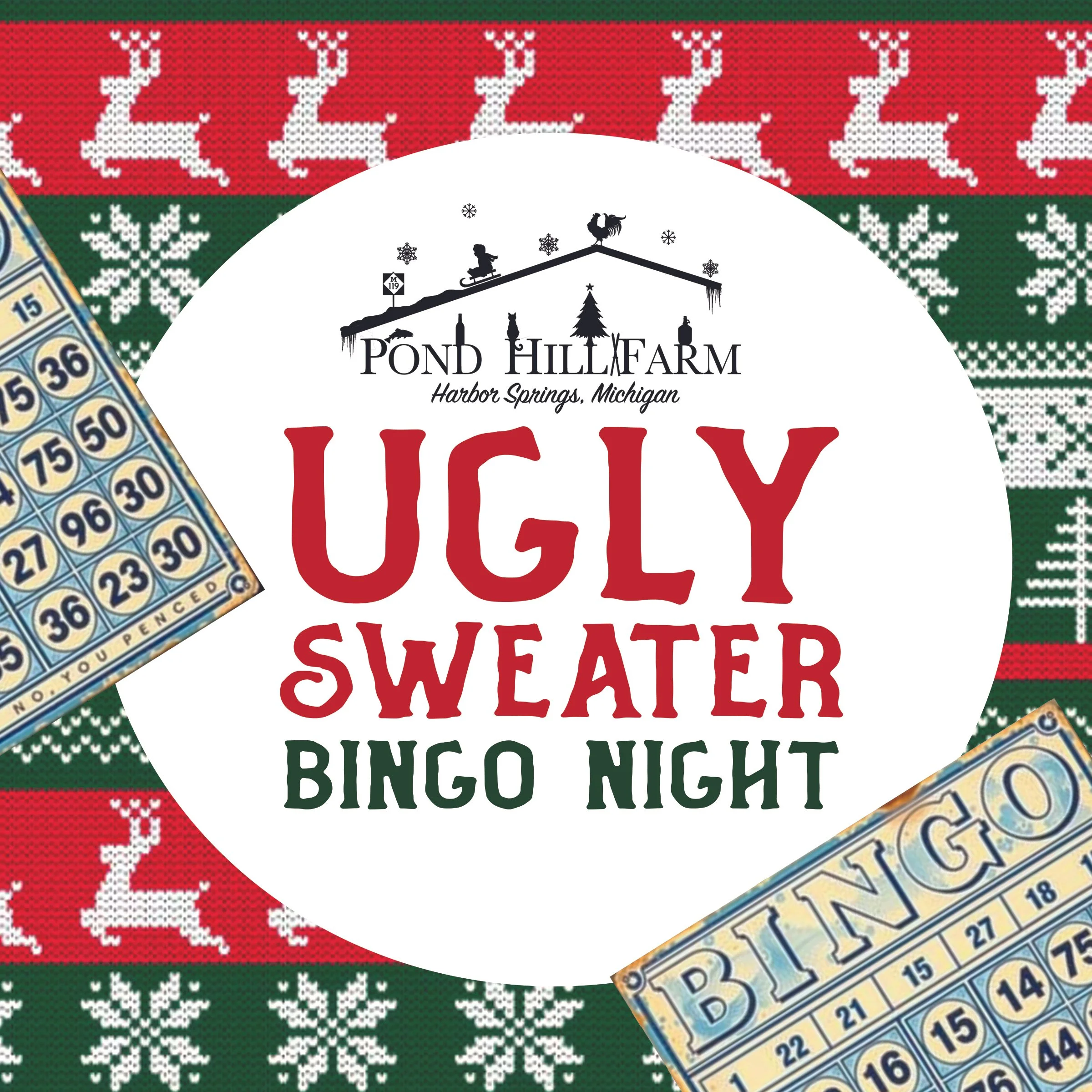 Ugly Sweater Bingo Night