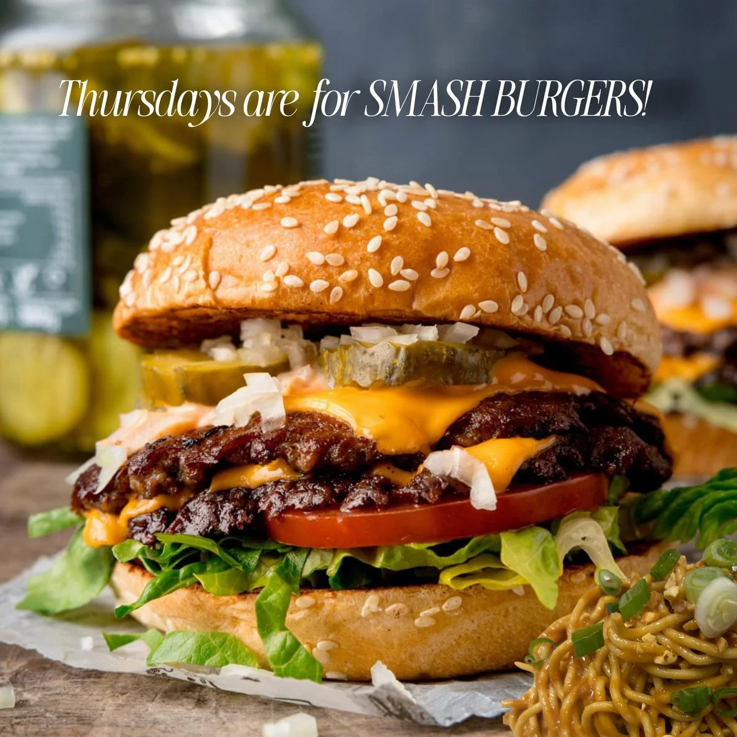 Craving a big, juicy, flavor-packed smash burger?
The moment you&rsquo;ve been waiting for all week is HERE 🙌
Smash Burger Night &mdash; TONIGHT 4&ndash;8pm

Crispy edges, melty goodness, and all the cozy farm vibes.
🌱 Veggie burgers available
🌾 G