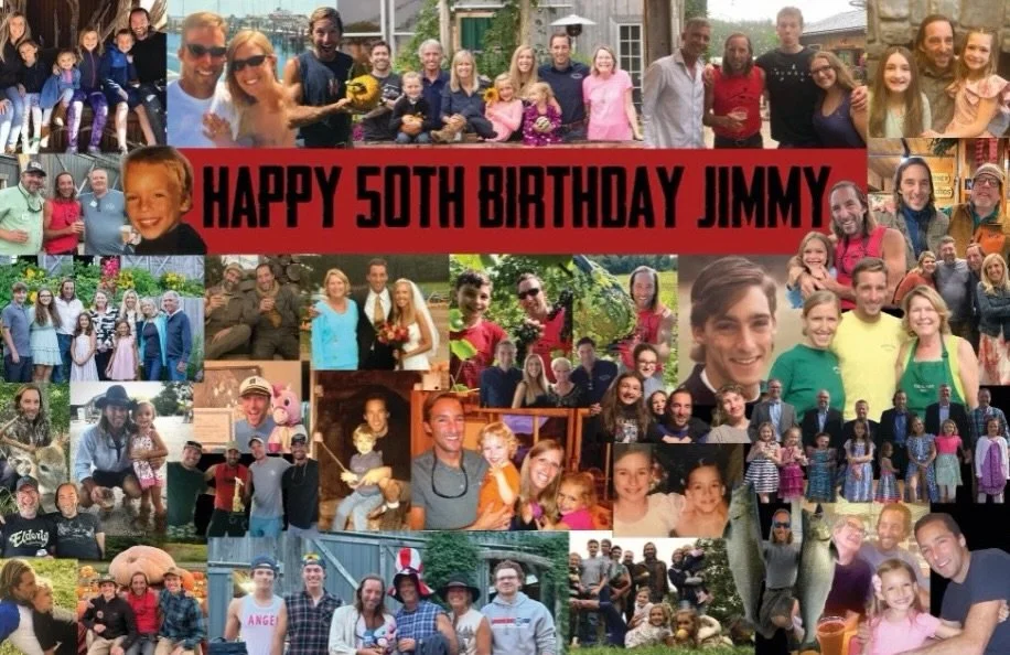 Happy 50th Birthday Jimmy!! You are loved and adored by so many. We hope 50 is the best year ever!! Cheers to wonderful you! ❤️✨🧁