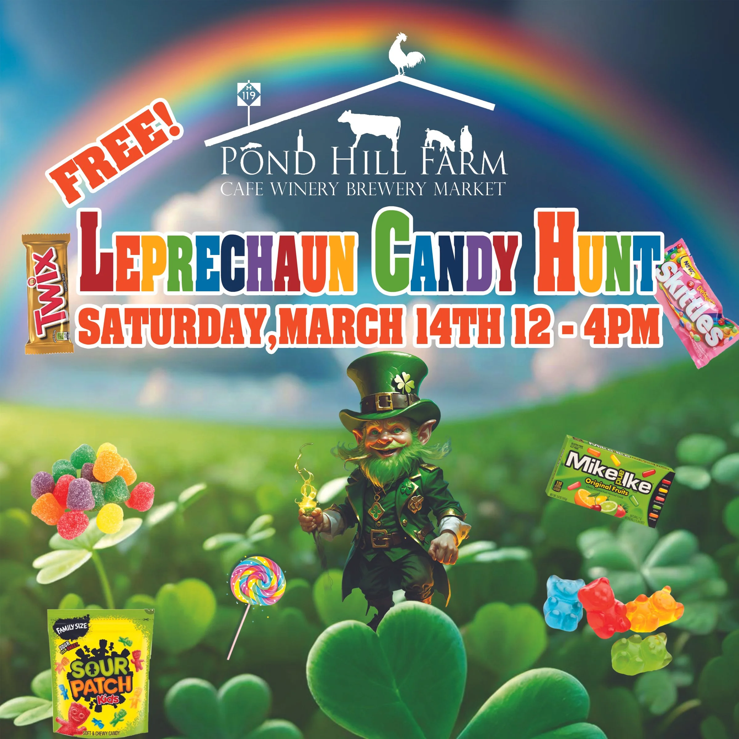 Free Leprechaun Candy Hunt