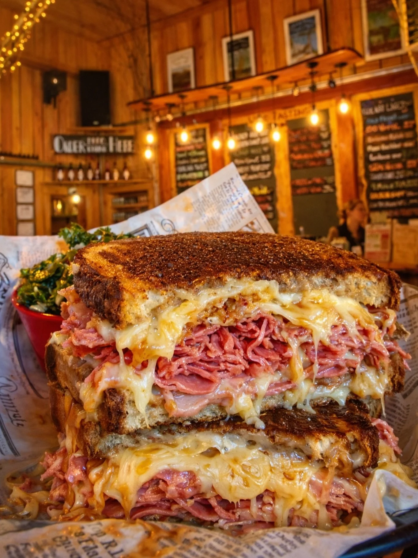 It&rsquo;s a winter wonderland up north today and the FREE tubing hill is going to be epic! Grab your boots and come play in the snow before cozying up inside the farm.

Warm up with our delicious Irish features &mdash; the Corned Beef Reuben is amaz