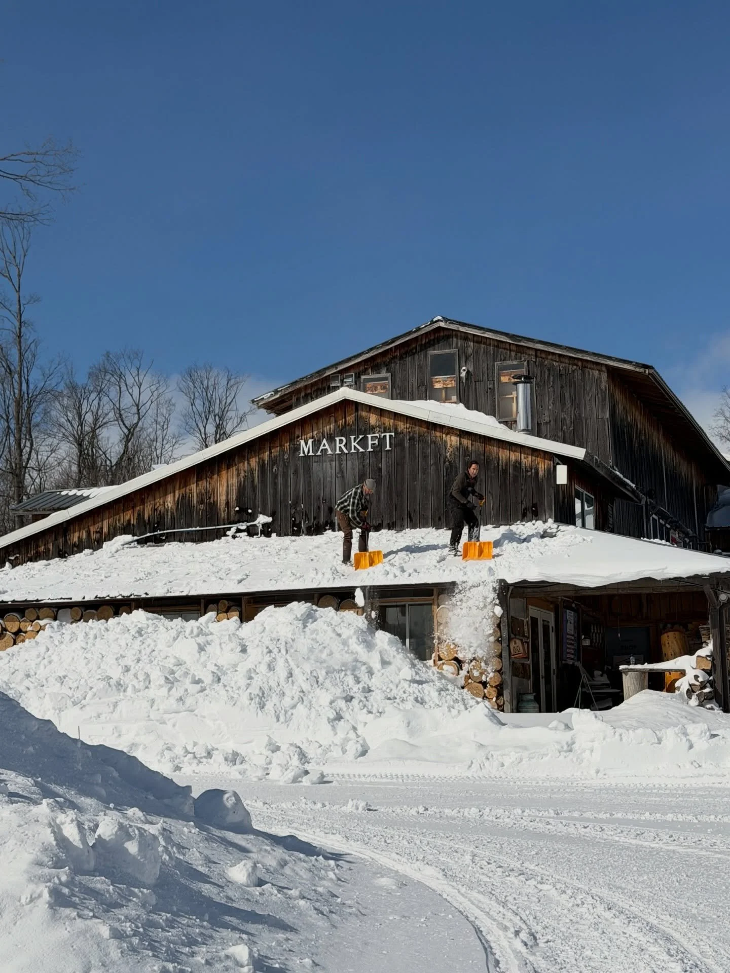 The crew has been working around the clock plowing and shoveling the farm out after the storm &mdash; and wow, did they crush it! Huge thank you to these hardworking guys for getting everything ready for all of you.

We can&rsquo;t wait to welcome yo