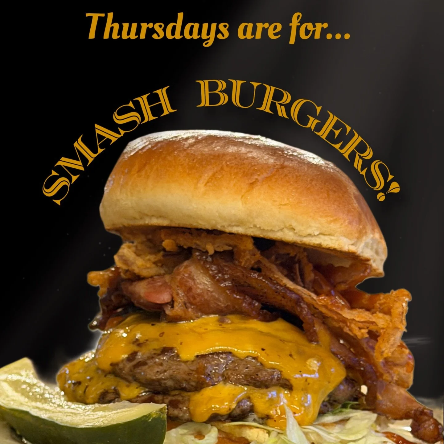 Here&rsquo;s what&rsquo;s happening on the farm this week&hellip;

Thursday | 4&ndash;8pm
Smash Burger Night 🍔
(Your favorite night of the week is back!)

Friday | 4&ndash;8pm
Open + Bingo Night 6&ndash;8pm
Grab dinner, drinks, and settle in for som