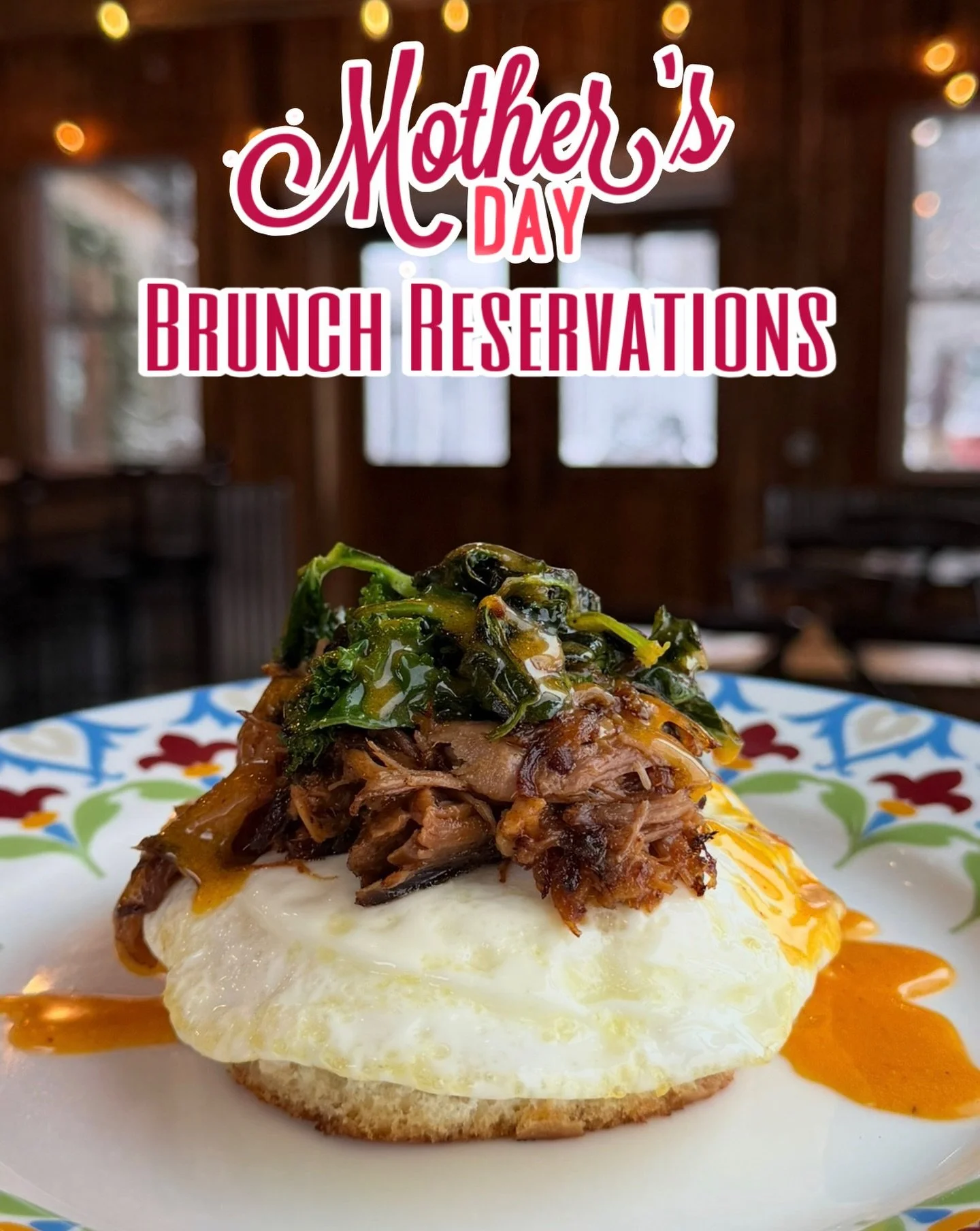 Reservations for Mother&rsquo;s Day Brunch are filling up fast! 

Treat mom to a delicious, made-from-scratch brunch experience on the farm. Make it extra special by adding a beautiful, locally grown bouquet from Emlia Acres for her to take home.

Jo