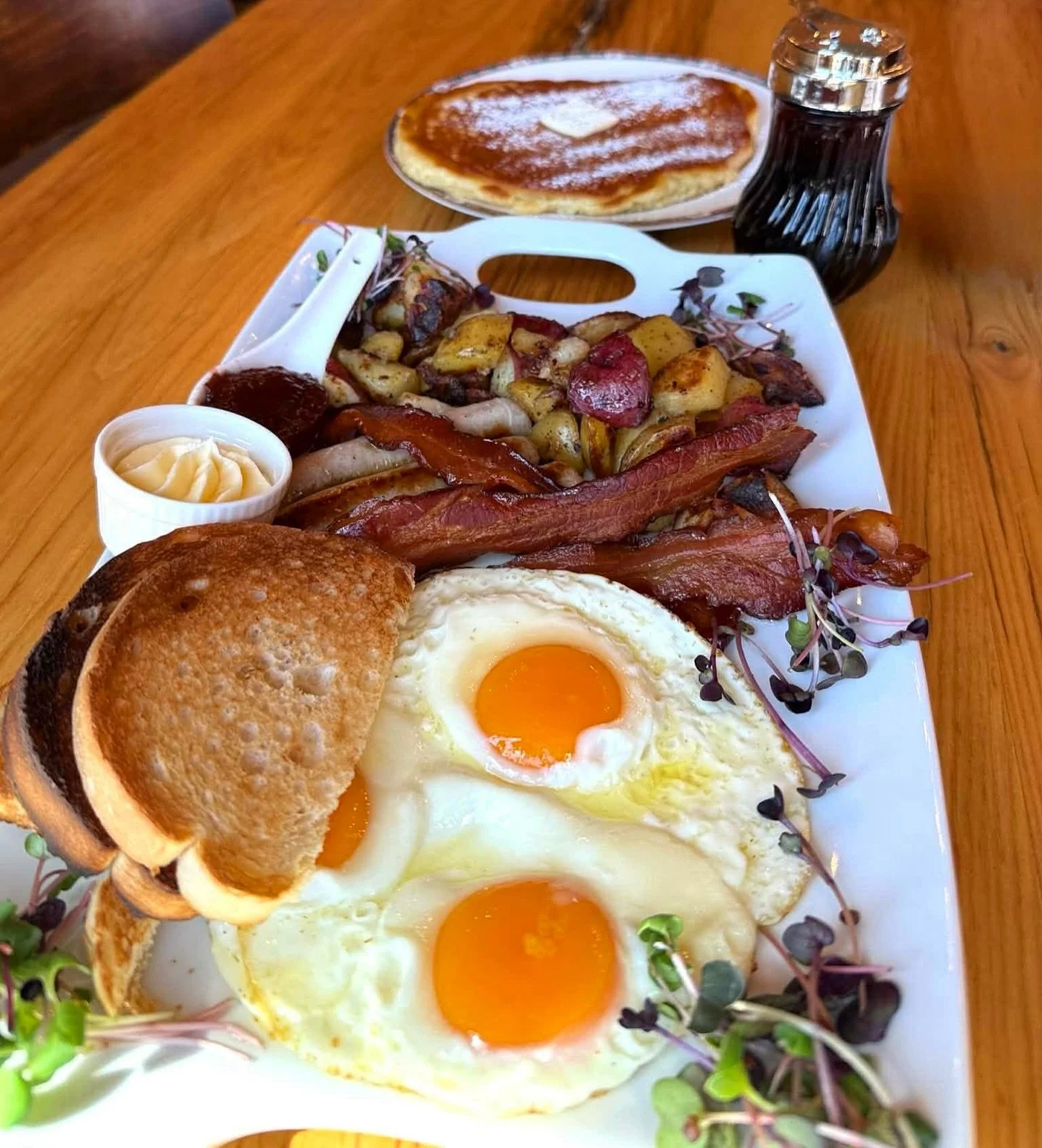 &ldquo;We have been there twice now for their brunch and each time it was absolutely incredible.&rdquo; - Jim Rummer 
Brunch on the Farm today &amp; tomorrow 9am-1pm. Only a few weeks of brunch left for this season. 
Photo &amp; lovely review by loca