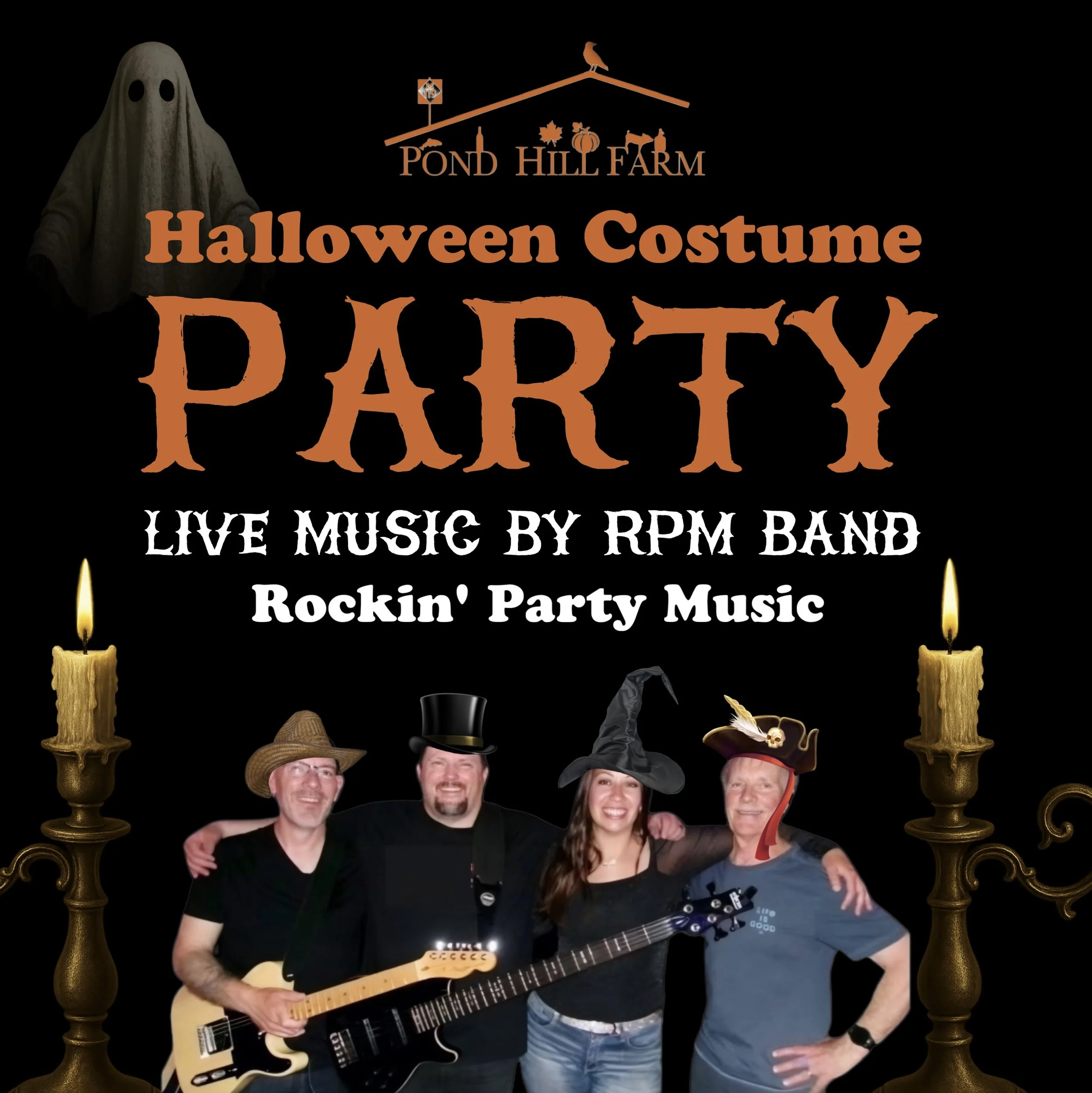 Halloween Costume Party with Live music by RPM Band
