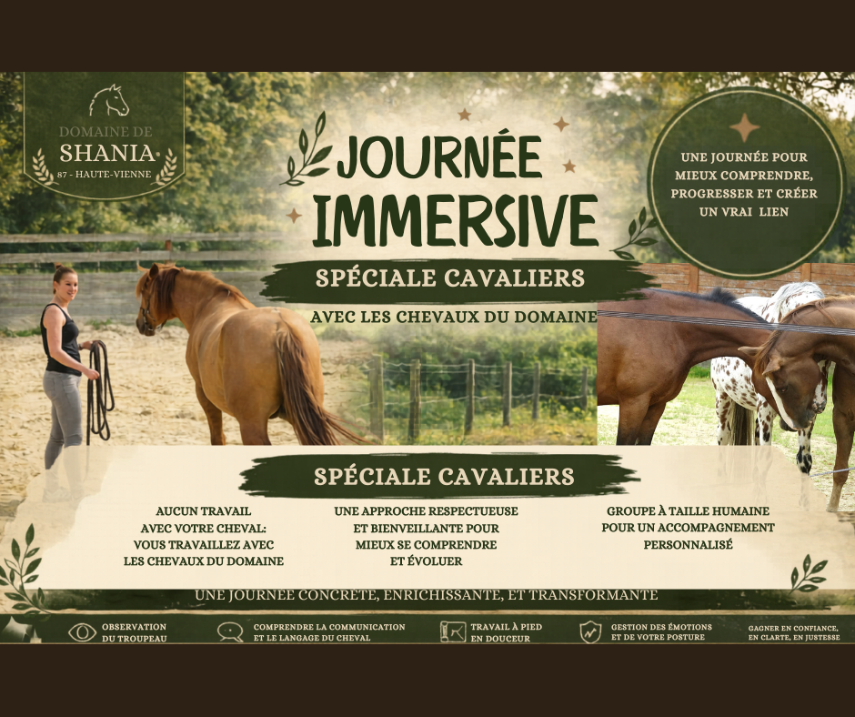 Journées Immersives Spéciales Cavaliers