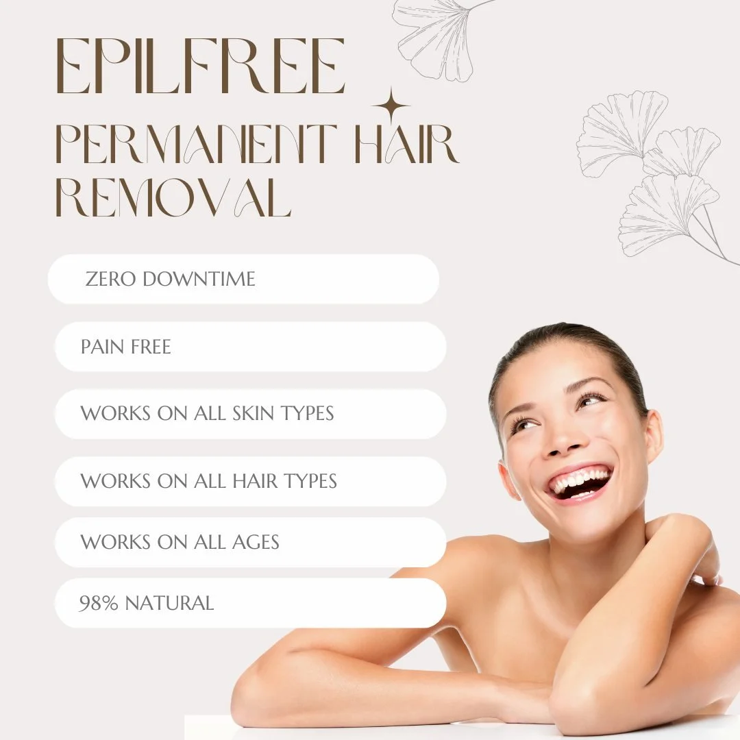 EpilFree Permanent Hair Removal for the Face

EpilFree is a breakthrough in long-term hair reduction designed to safely and effectively reduce unwanted facial hair without lasers, IPL, or downtime.

What makes it different? It can treat all hair type