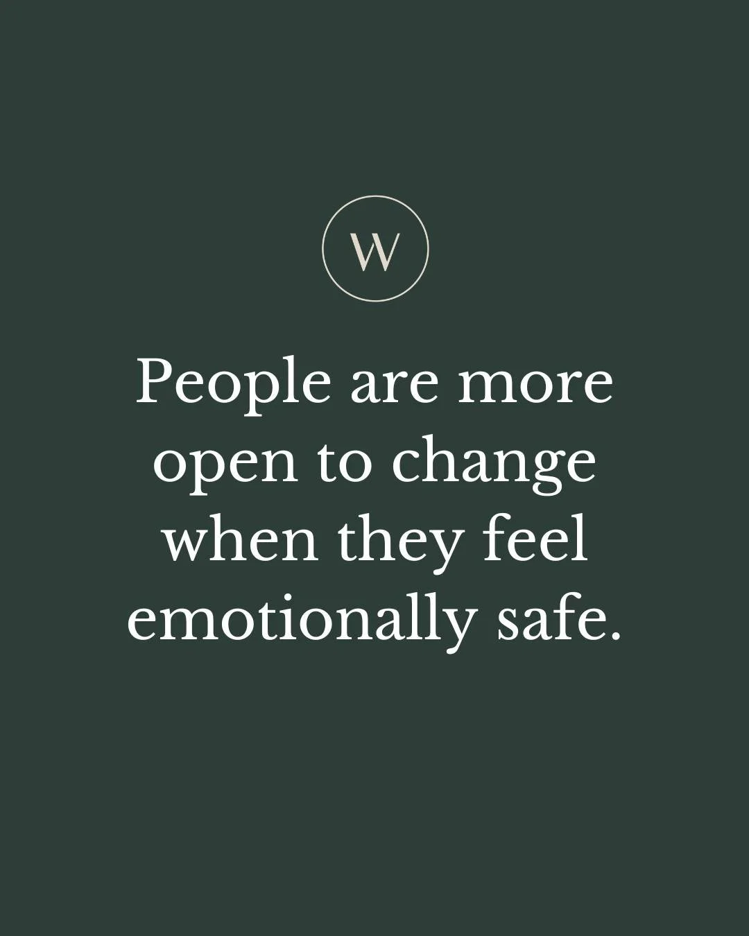 Validation helps create emotional safety by making others feel, &ldquo;Your experience makes sense.&rdquo;

This doesn&rsquo;t mean approving of behaviour or removing accountability. Instead, it helps lower defensiveness so meaningful conversations c