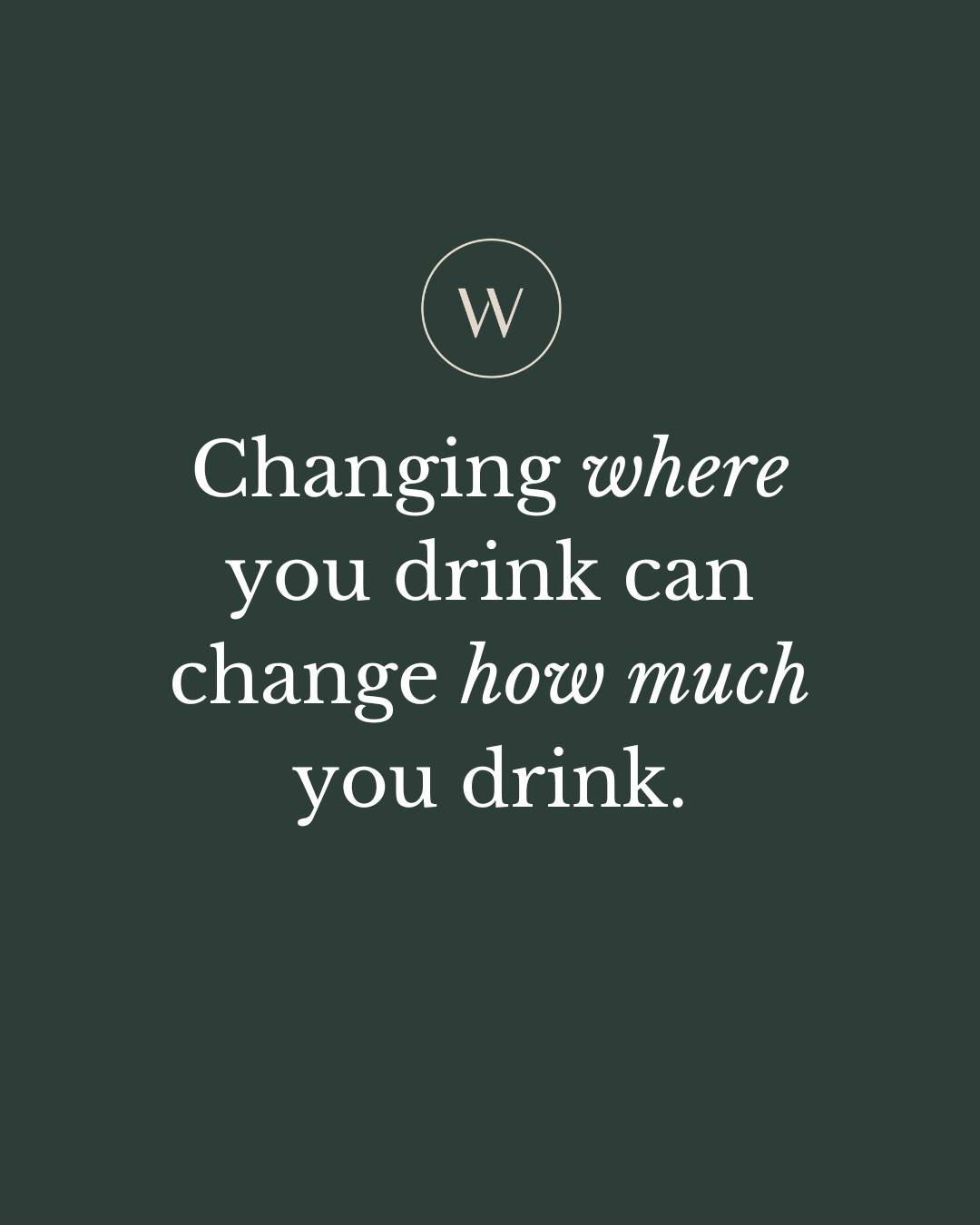 Some people reduce alcohol consumption by creating simple environmental boundaries. For example, choosing not to drink in certain spaces or during specific activities.

These types of boundaries reduce decision fatigue and make healthier choices easi