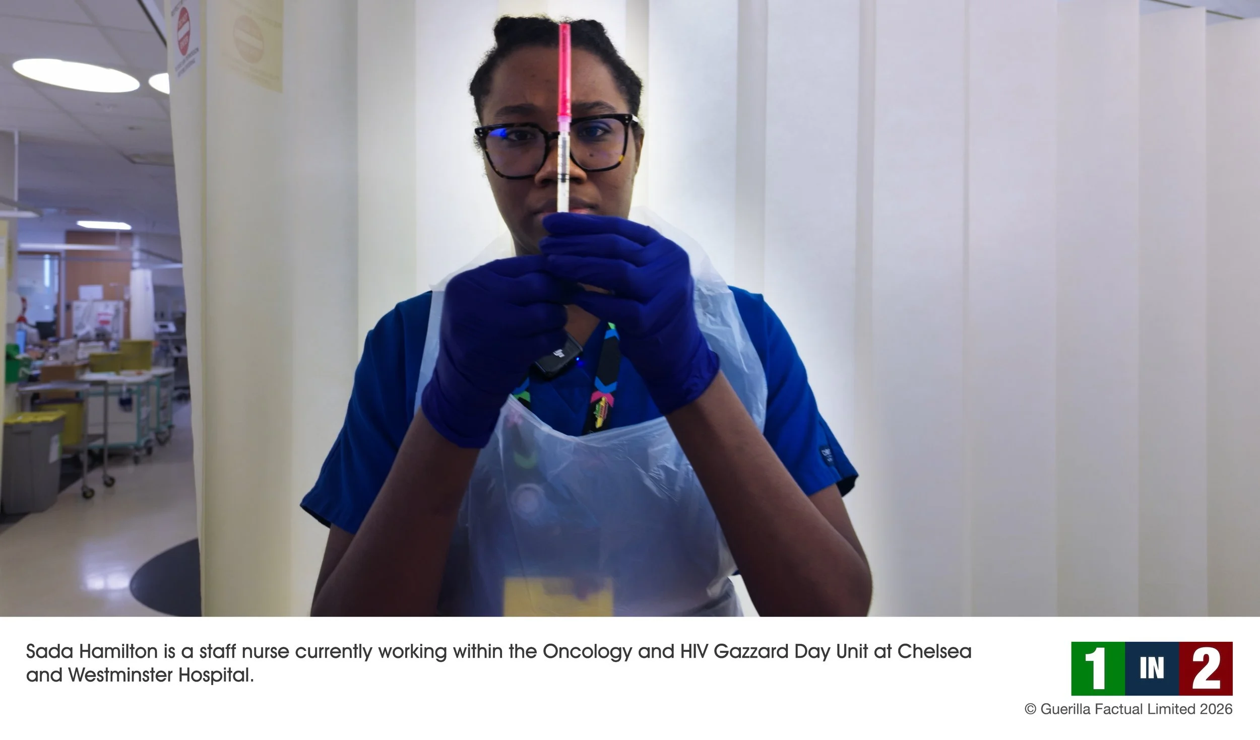 Sada Hamilton is a staff nurse currently working within the Oncology and HIV Gazzard Day Unit at Chelsea and Westminster Hospital.jpg