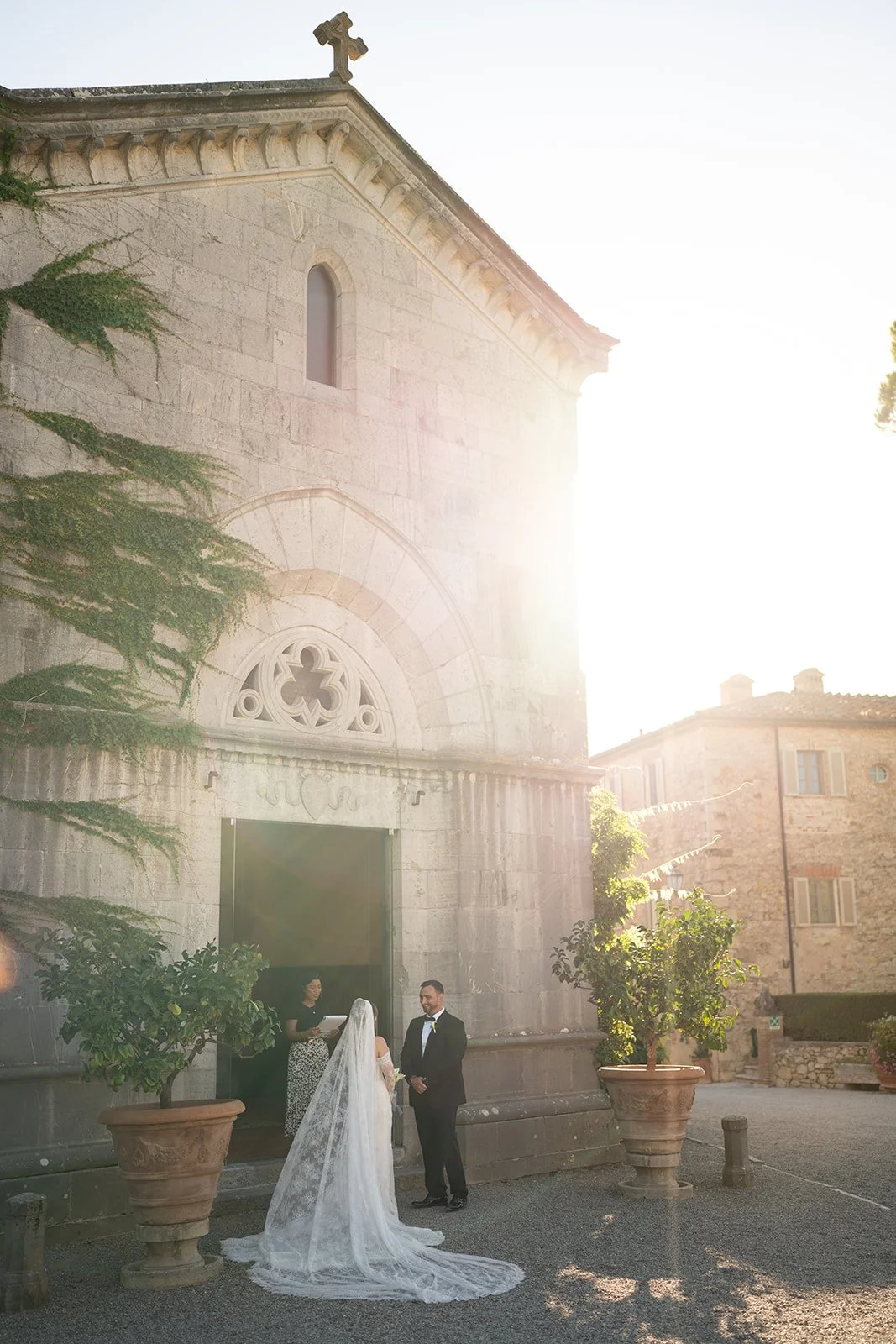 An Intimate Elopement at Borgo San Felice in Tuscany: Emily &amp; Sergio