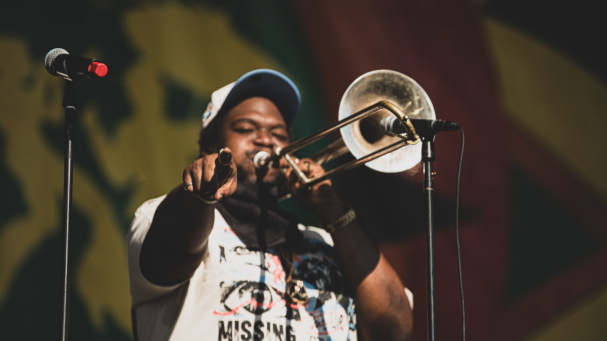 Caleb "Shake" Windsay of the Rebirth Brass Band  - Jazz Fest 2026