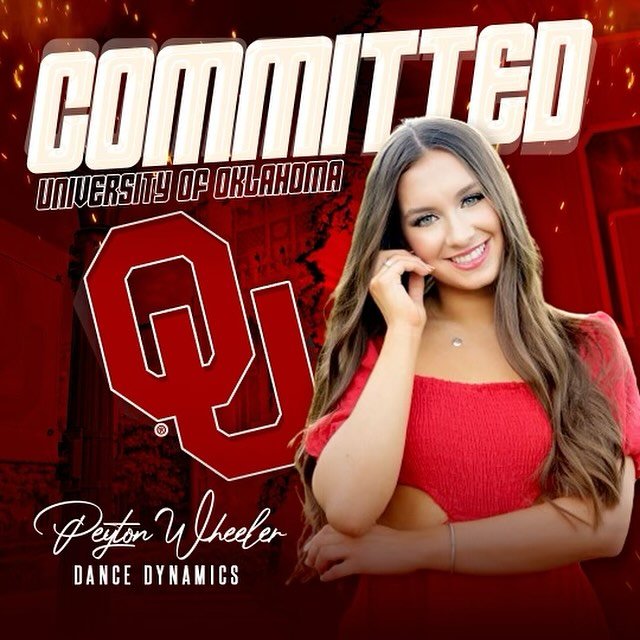 ROUNDING OUT OUR COLLEGE DANCE ANNOUNCEMENTS WITH A HUGE CONGRATULATIONS TO WORLDS TEAM MEMBER AND GRADUATING SENIOR @peyton.wheeler1 ON MAKING THE @ou_pom TEAM! We are extremely proud of you and can&rsquo;t wait to see all the things you accomplish 