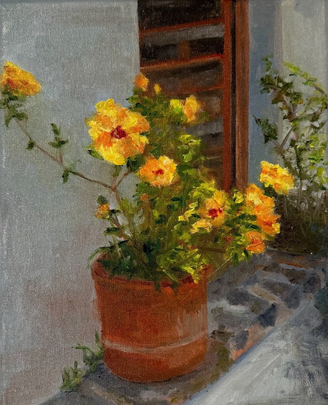 Porch in Santorini
8x10 oil on canvas
$200
