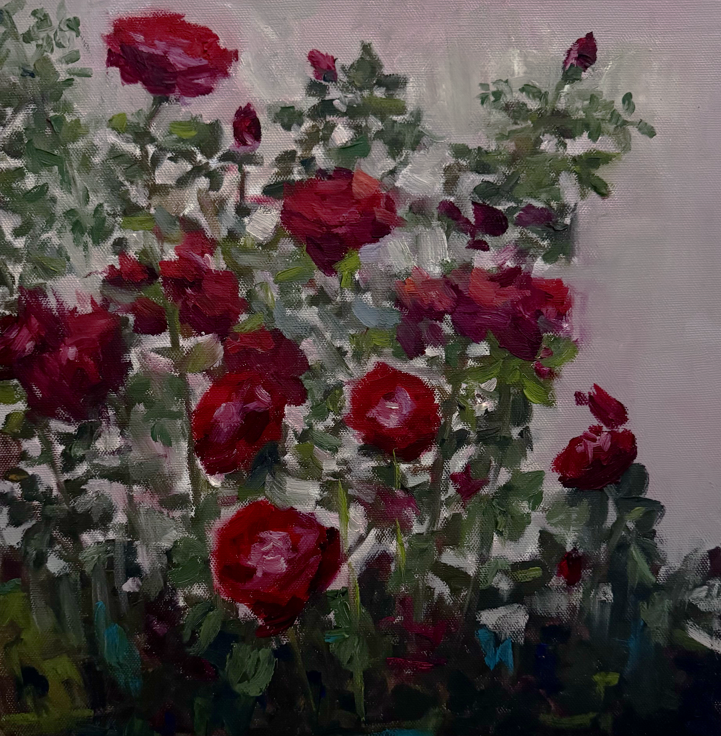 Grandma's Roses
12x12 oil on cotton
$360