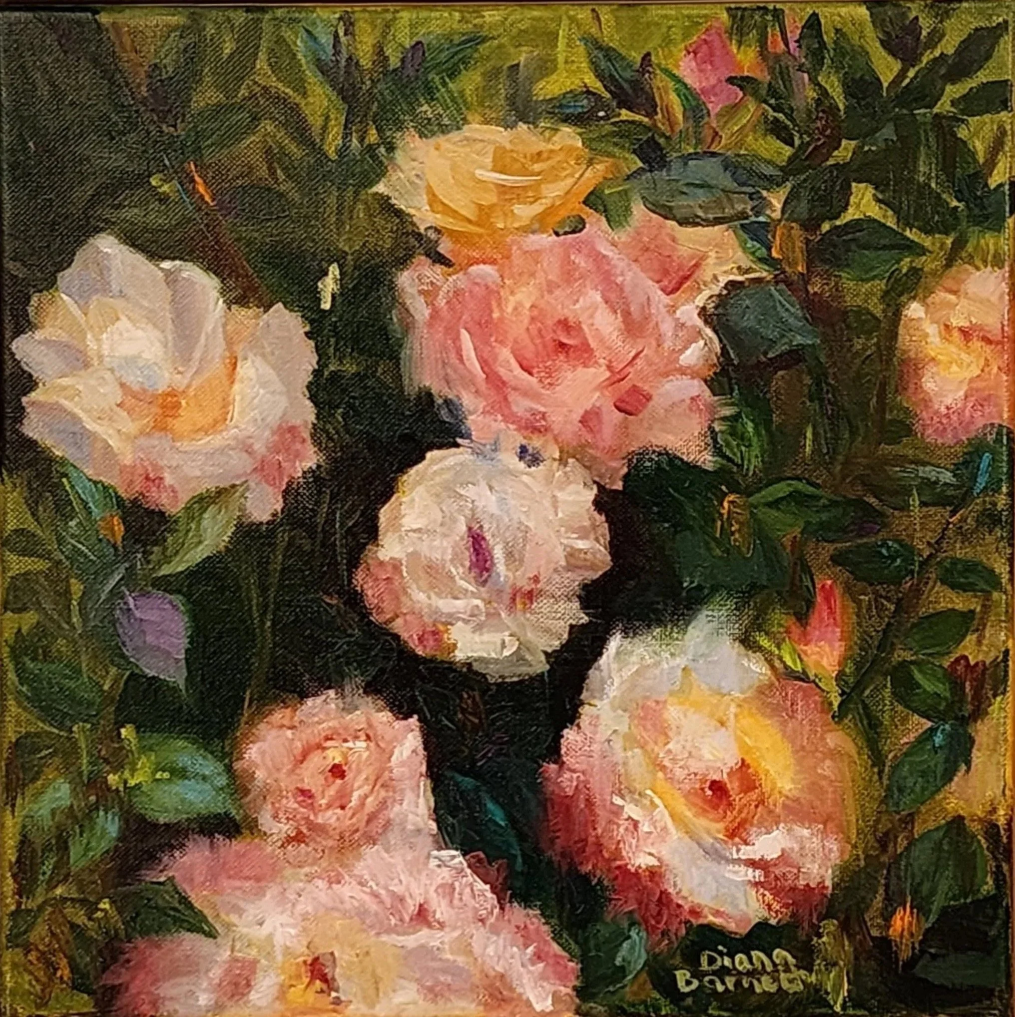 Crescendo Rose Bush
12x12 oil on cotton
SOLD