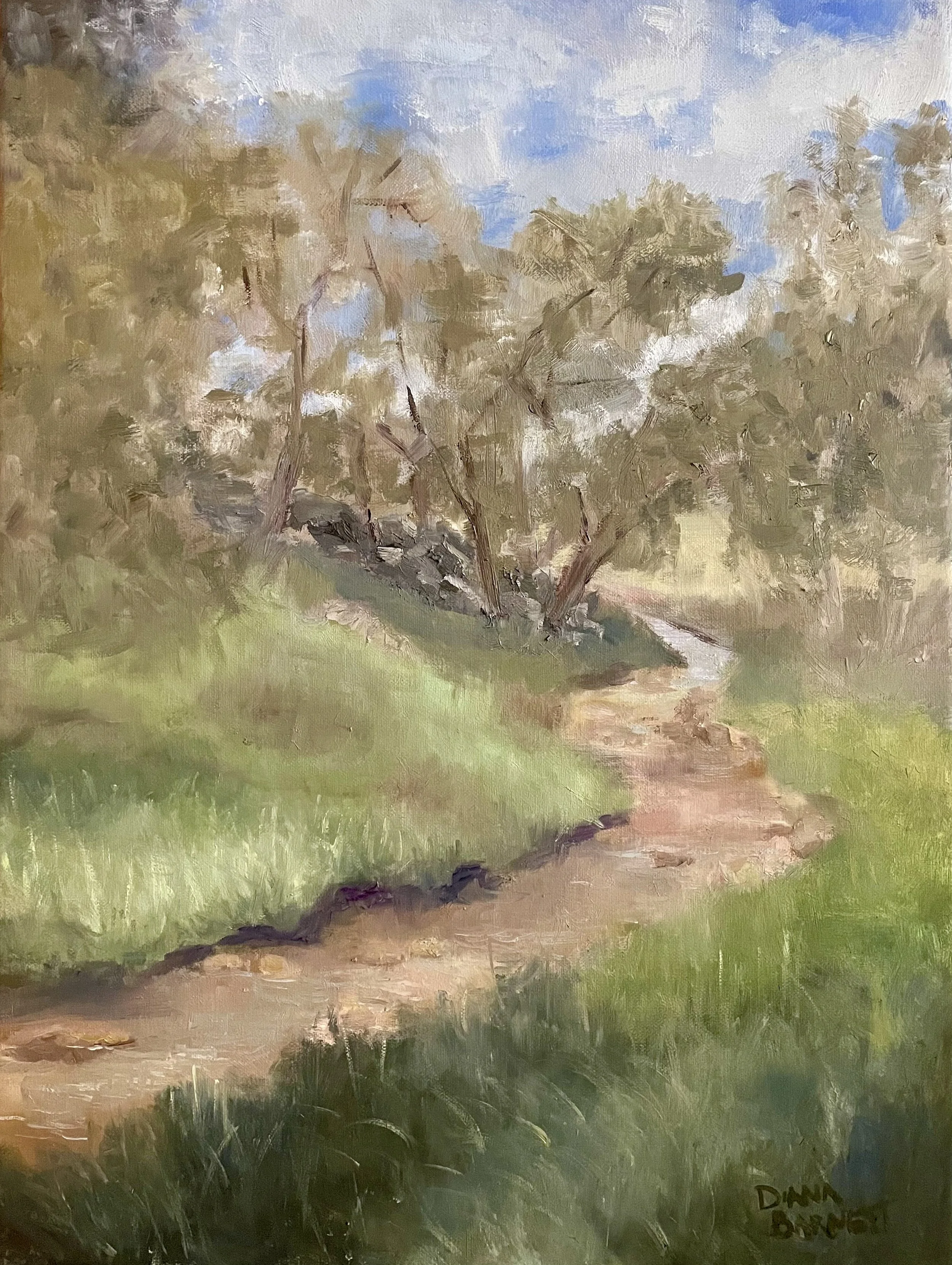 Morning Hike Poway, California
12x16 oil on canvas SOLD