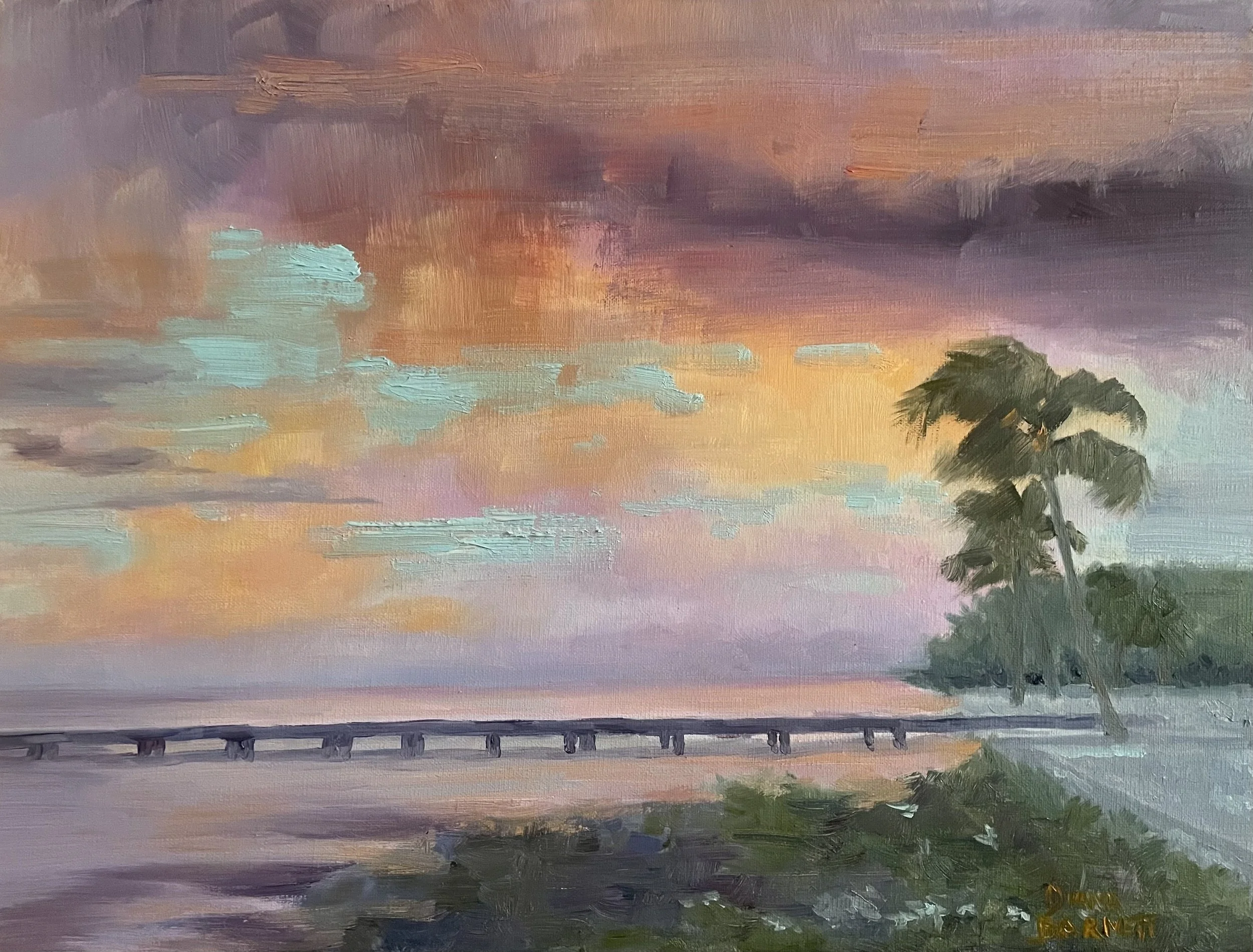 Cozumel Beach, Mexico 
16x20 oil on canvas $480