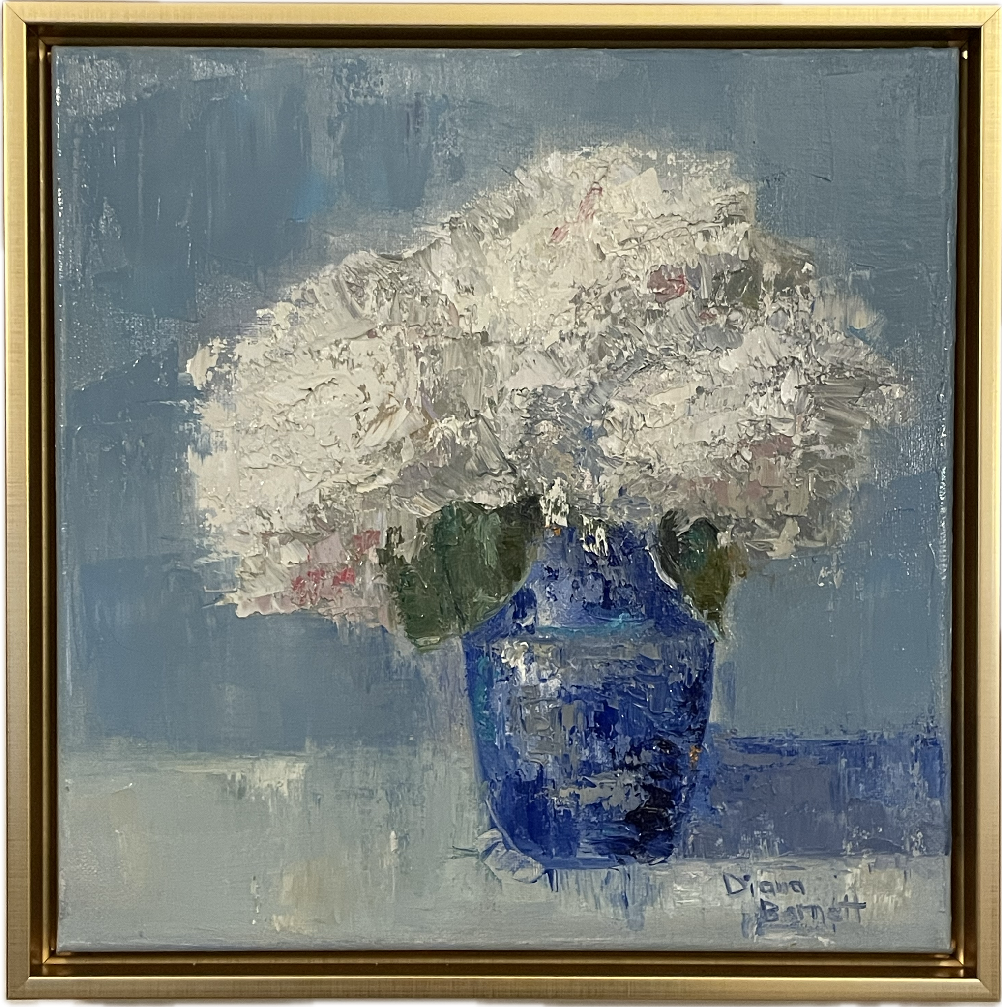 Elegance (painted after the impression of Barbara Flowers art)
12x12 oil on canvas
Not Available