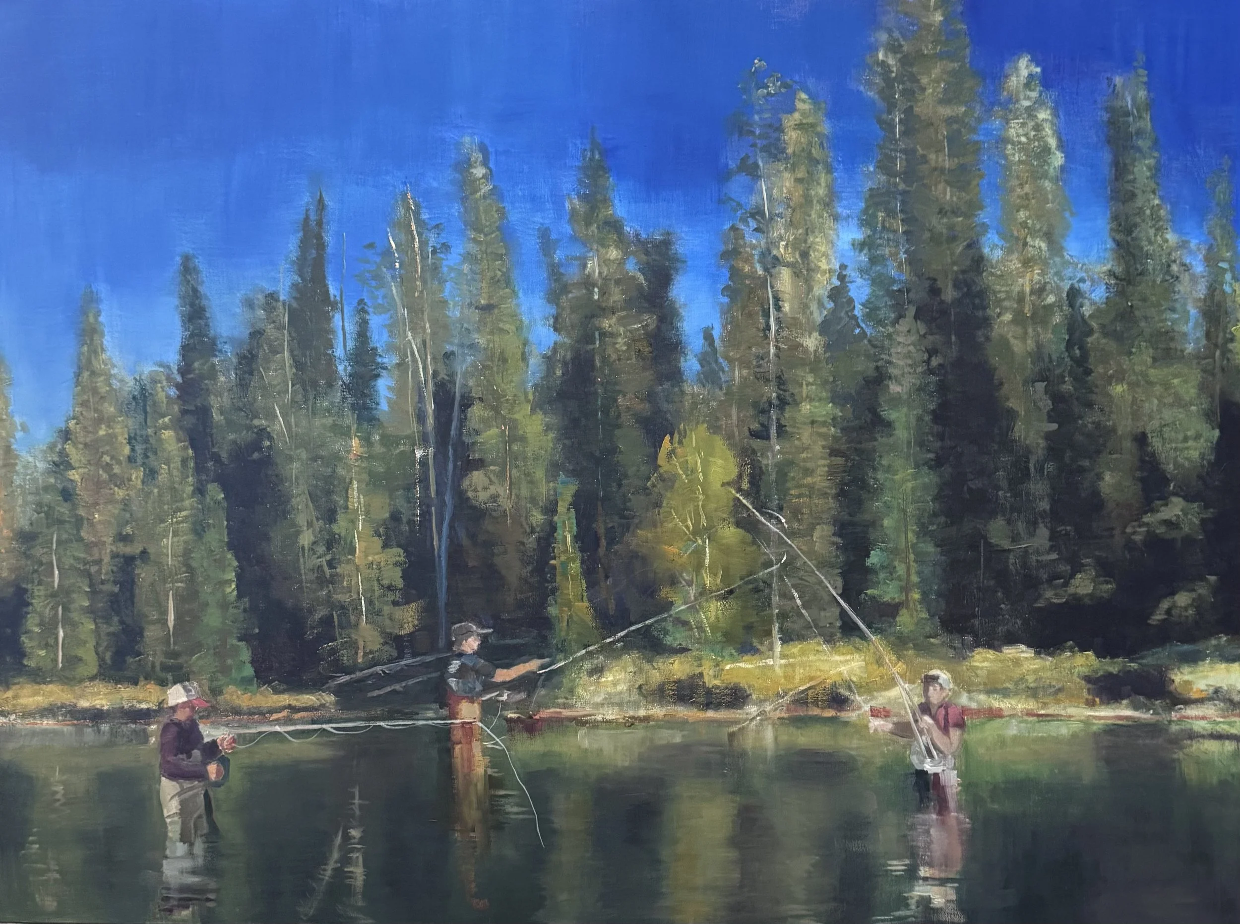 Fishing in The Snake River
24x30 Oil on linen
Not for sale
