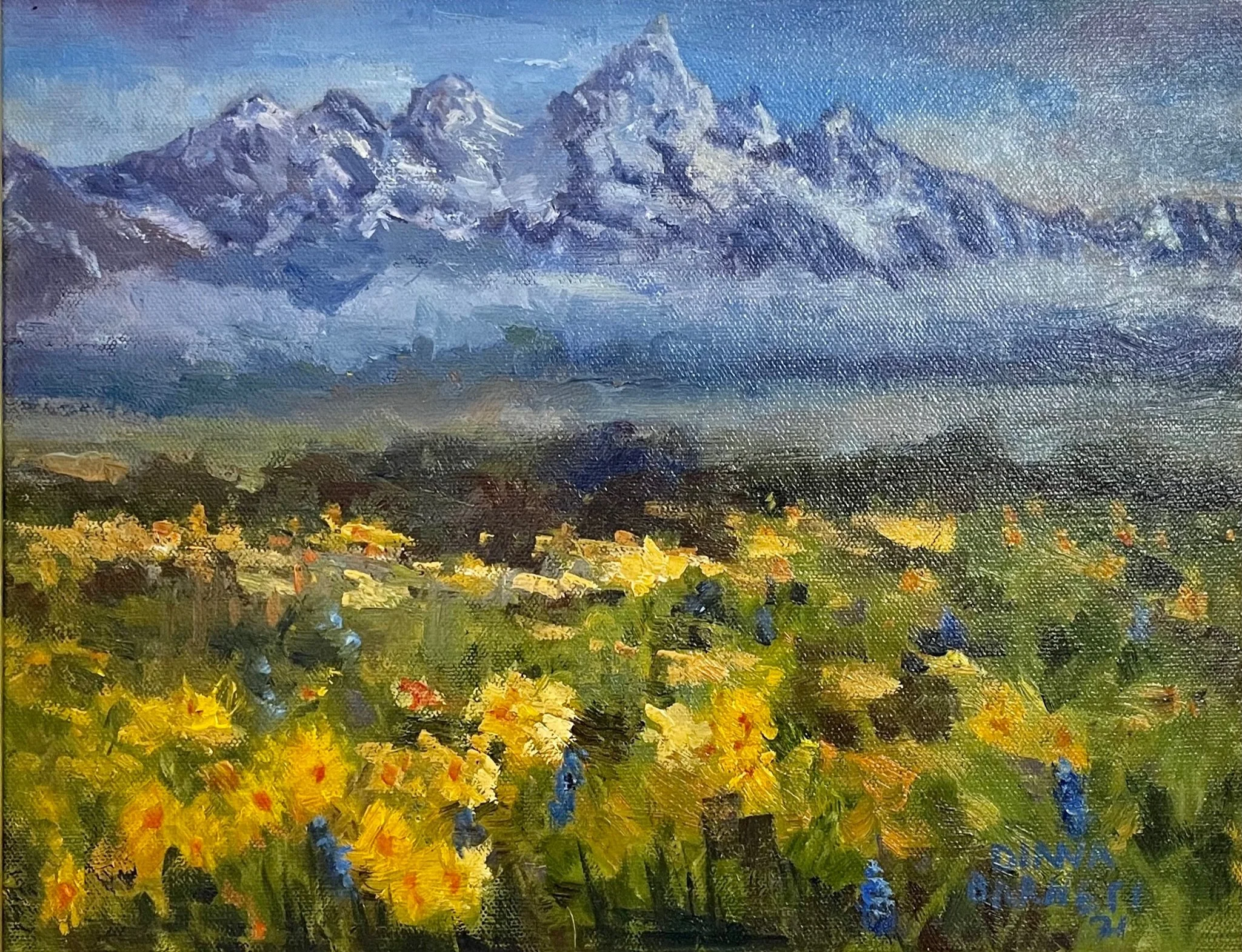 Springtime in the Tetons
11x14 oil on canvas
SOLD