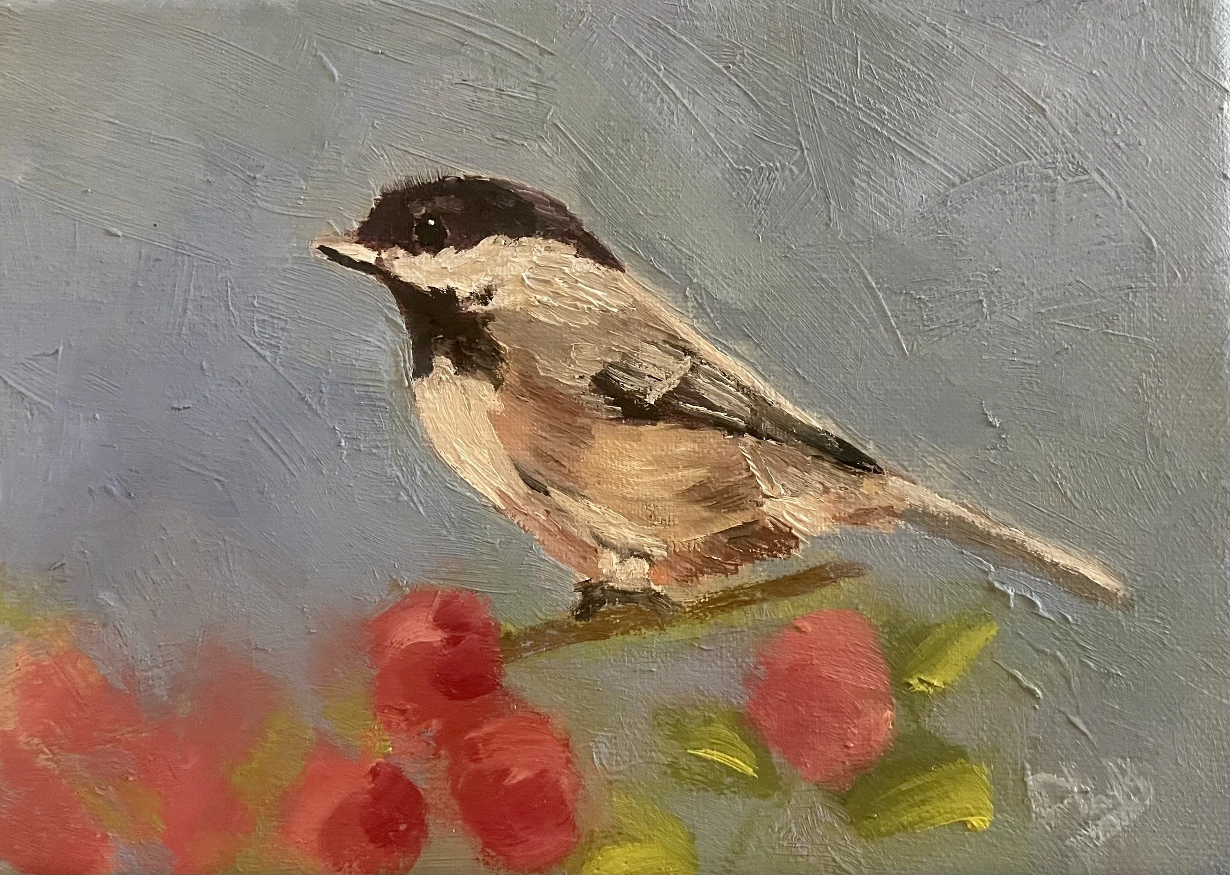Bird and Berries
5x7 oil on linen
SOLD